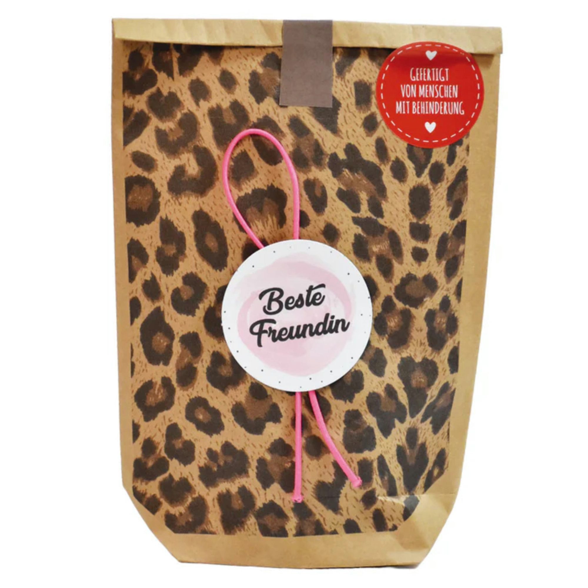 Wunderle Wundertüte Wundertüte für Beste Freundin im Leo Print, Geschenk