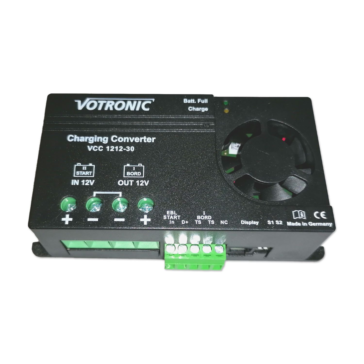 Votronic Batterie-Trennrelais Ladebooster 12V 30A, DC-DC Ladewandler, Votronic VCC 1212-30