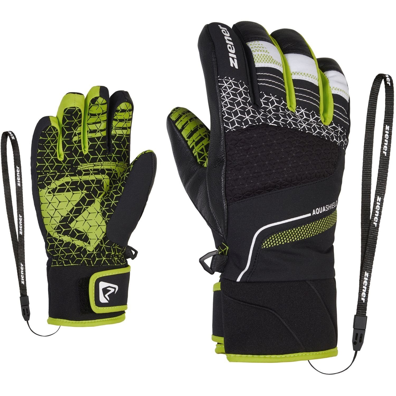 Skihandschuhe Ziener Alpine Junior Ski Handschuhe LONZALO AS