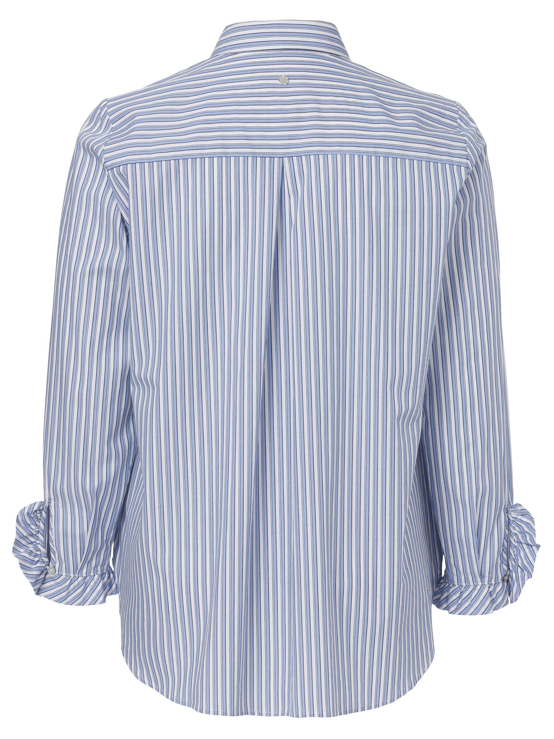 Klassische Bluse Bluse mit Rüschen FRAPP Feminine