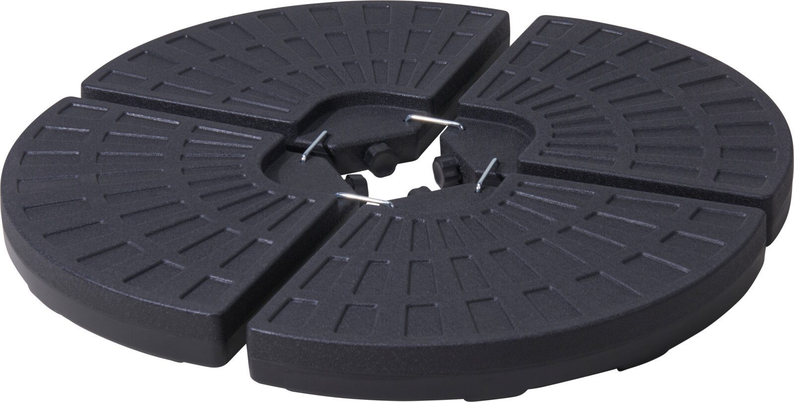 Betonschirmständer Schirmständer YORK schwarz Balkonschirmständer Sonnenschirmhalter