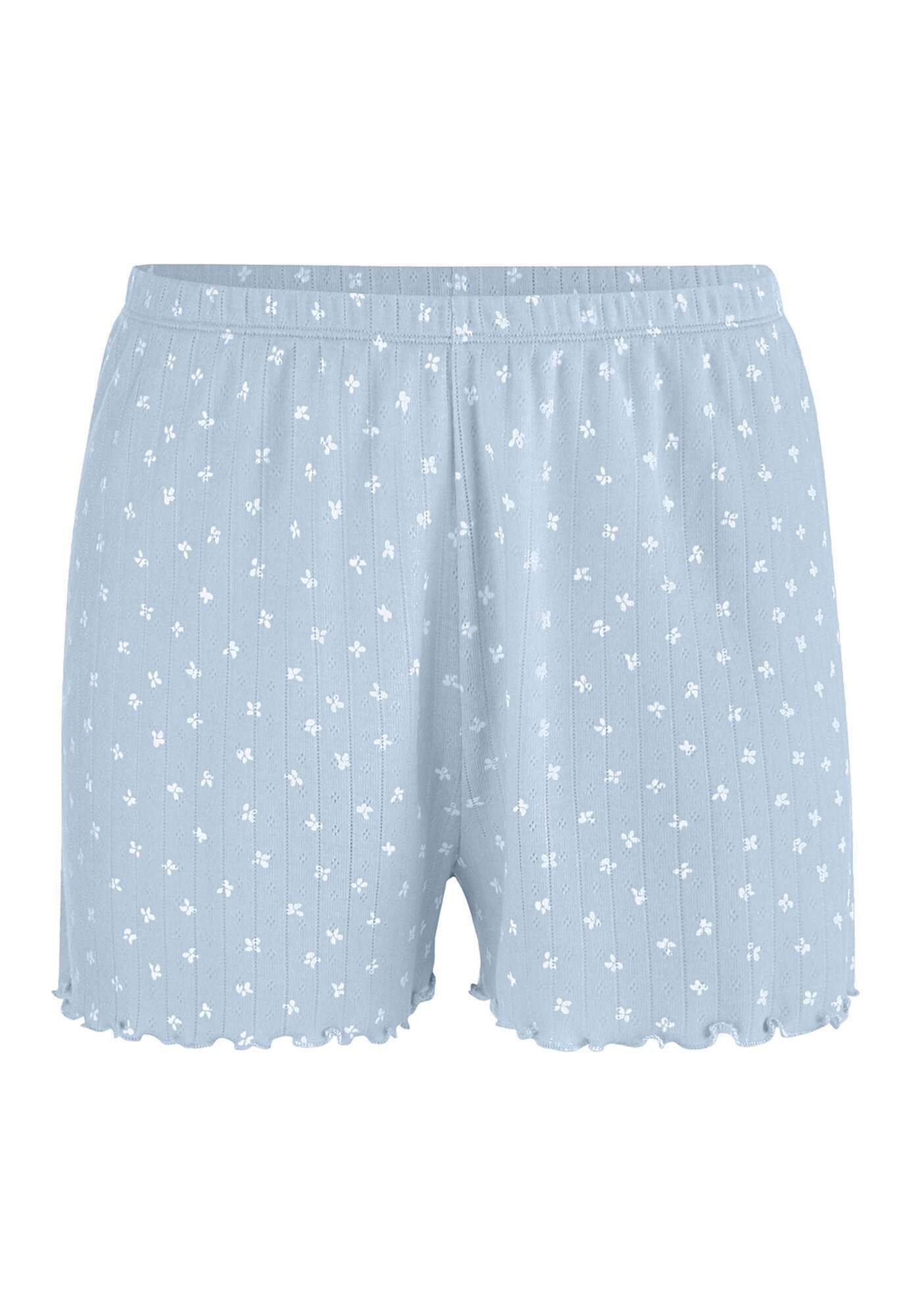 Hessnatur Pyjamahose Regular PURE POINTELLE aus reiner Bio-Baumwolle (1-tlg)