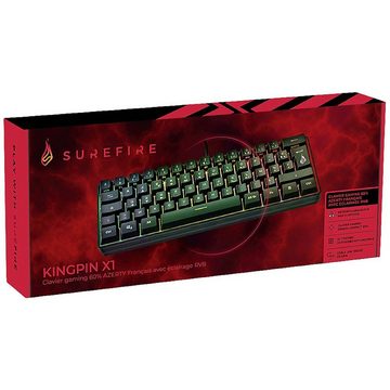 Surefire SureFire 60 % Mechanische RGB–Tastatur, Tastatur (Beleuchtet, Multimediatasten)