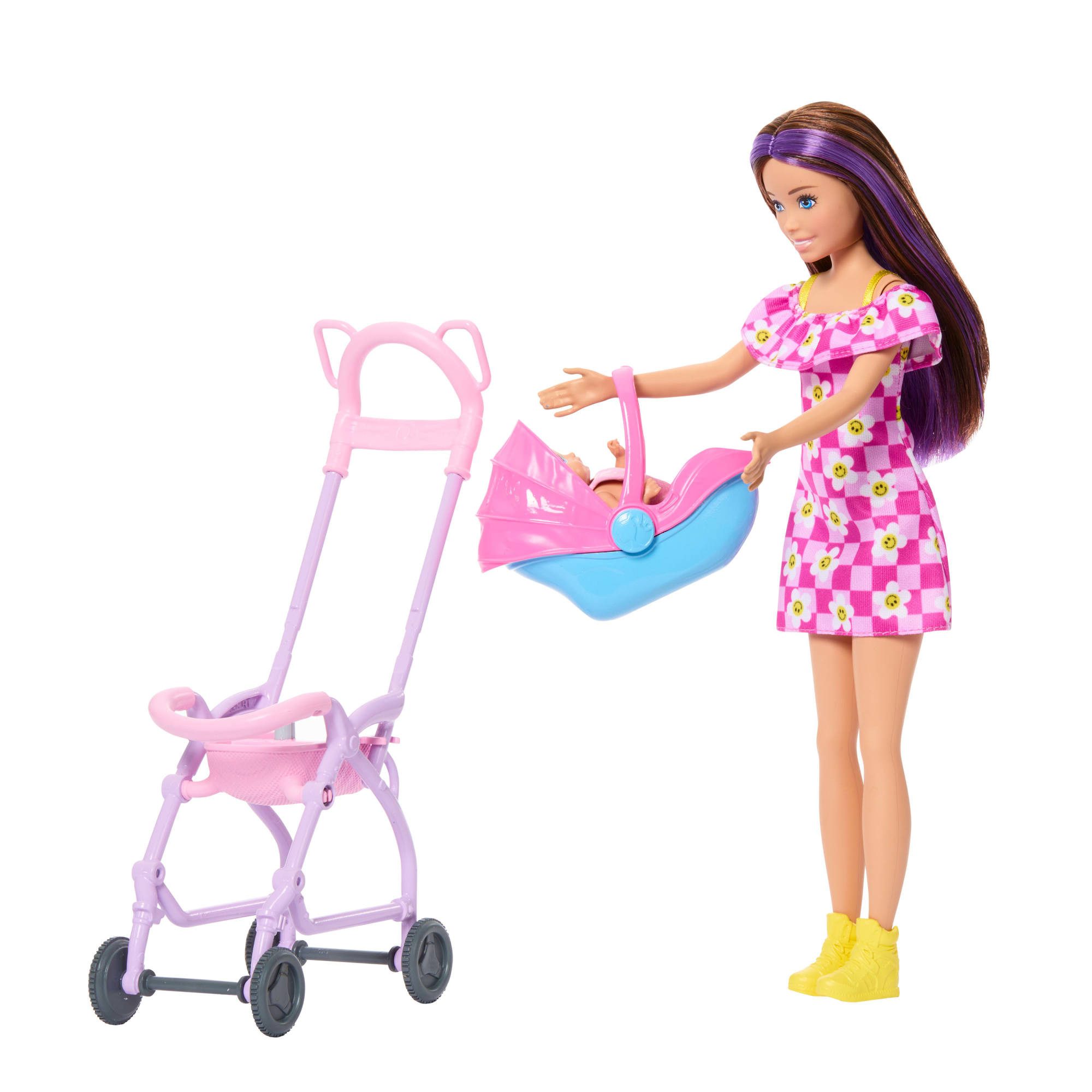 Barbie Anziehpuppe Barbie "Skipper Babysitters Inc." Kinderwagen Spielset