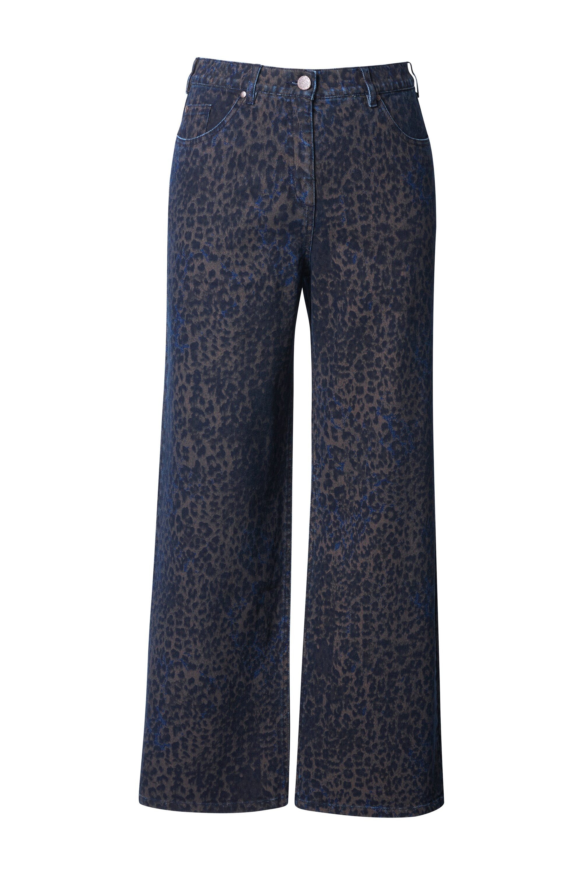 Regular-fit-Jeans Jeans Mary Leomuster weites Bein Komfortbund