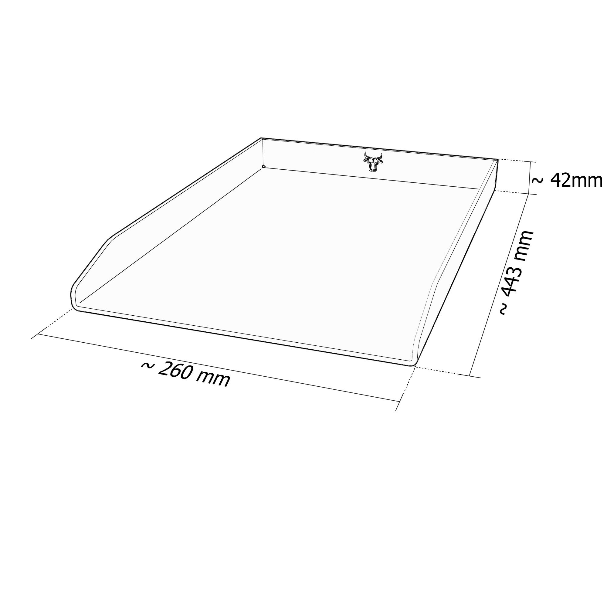 tuning-art Grillplatte EPL-12 Plancha Grillplatte passend für Weber Spirit 200er Serie