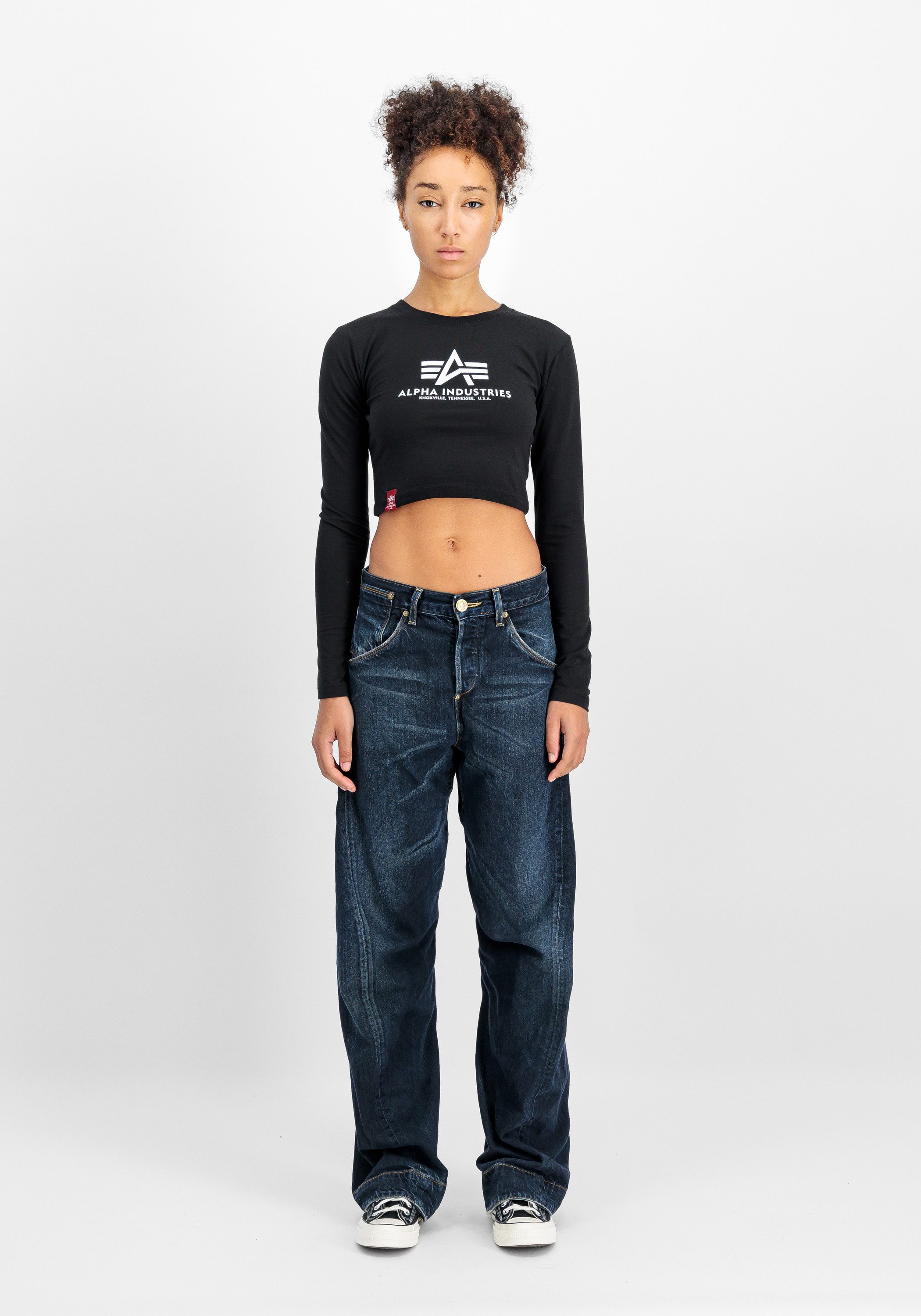 Alpha Industries Sweater Basic Cropped Longsleeve W