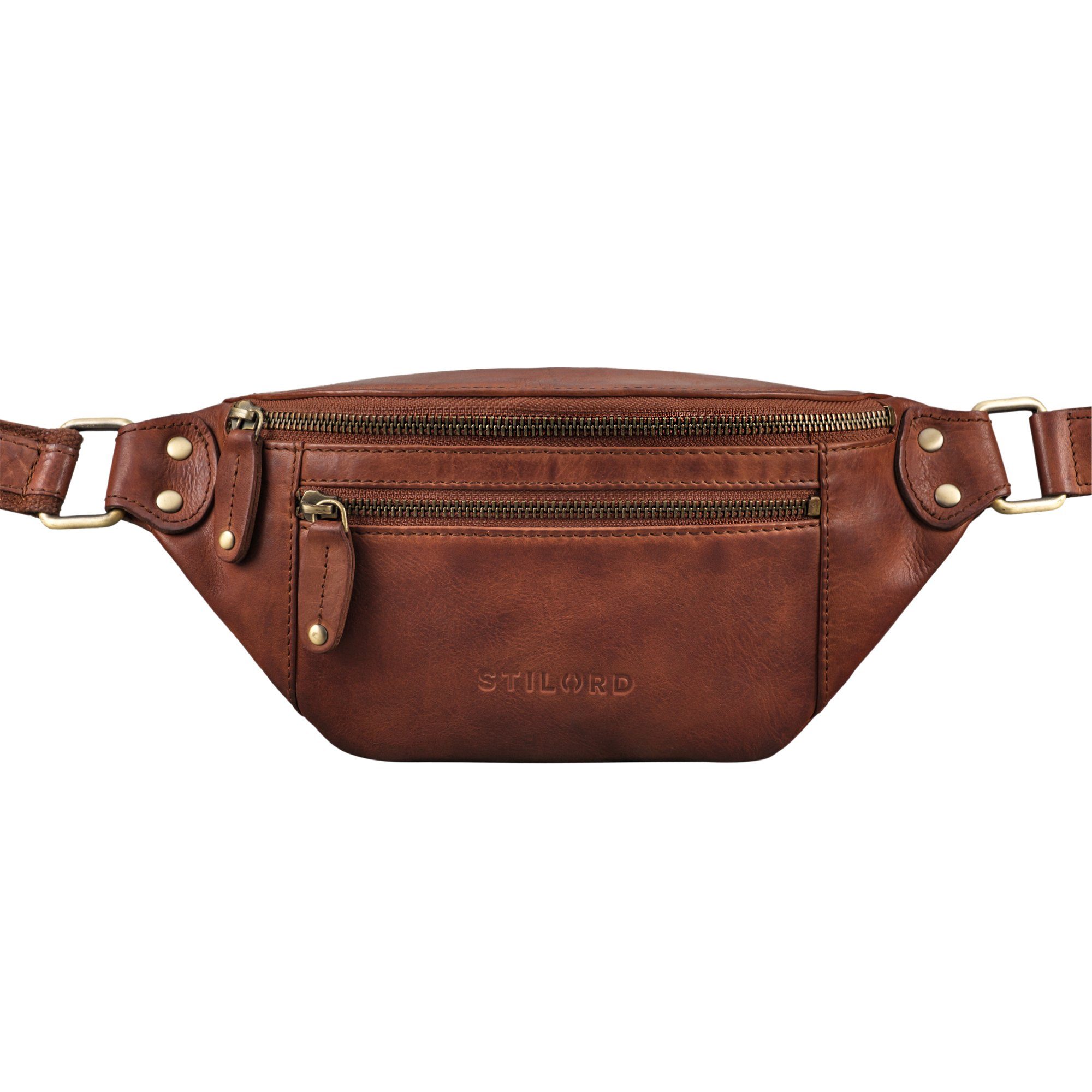 STILORD Bauchtasche STILORD "Orson" Bauchtasche aus echtem Leder für Damen und Herren