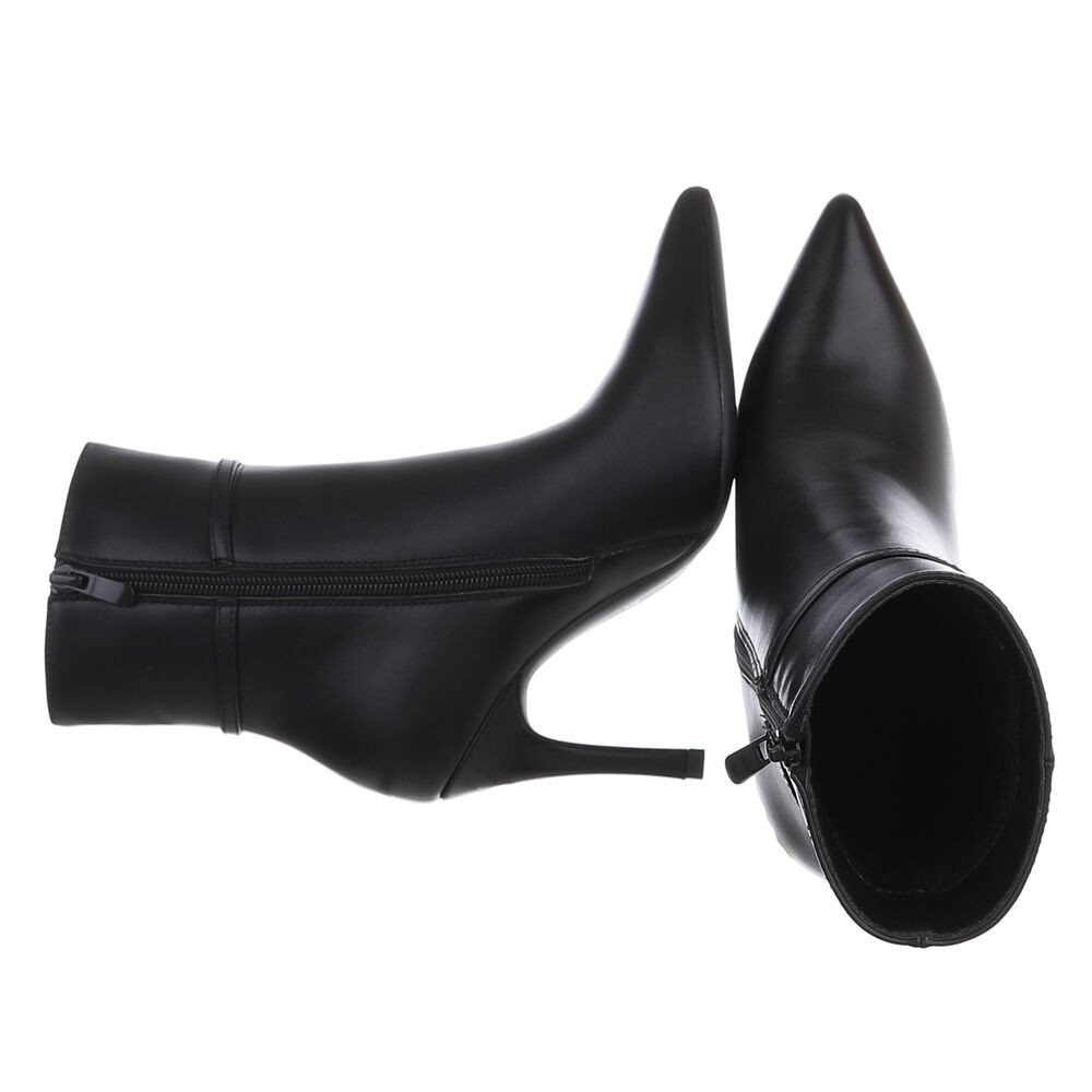 Ital-Design Eleganter Damen Stiefel mit Absatz und Detailverschluss High-He günstig online kaufen