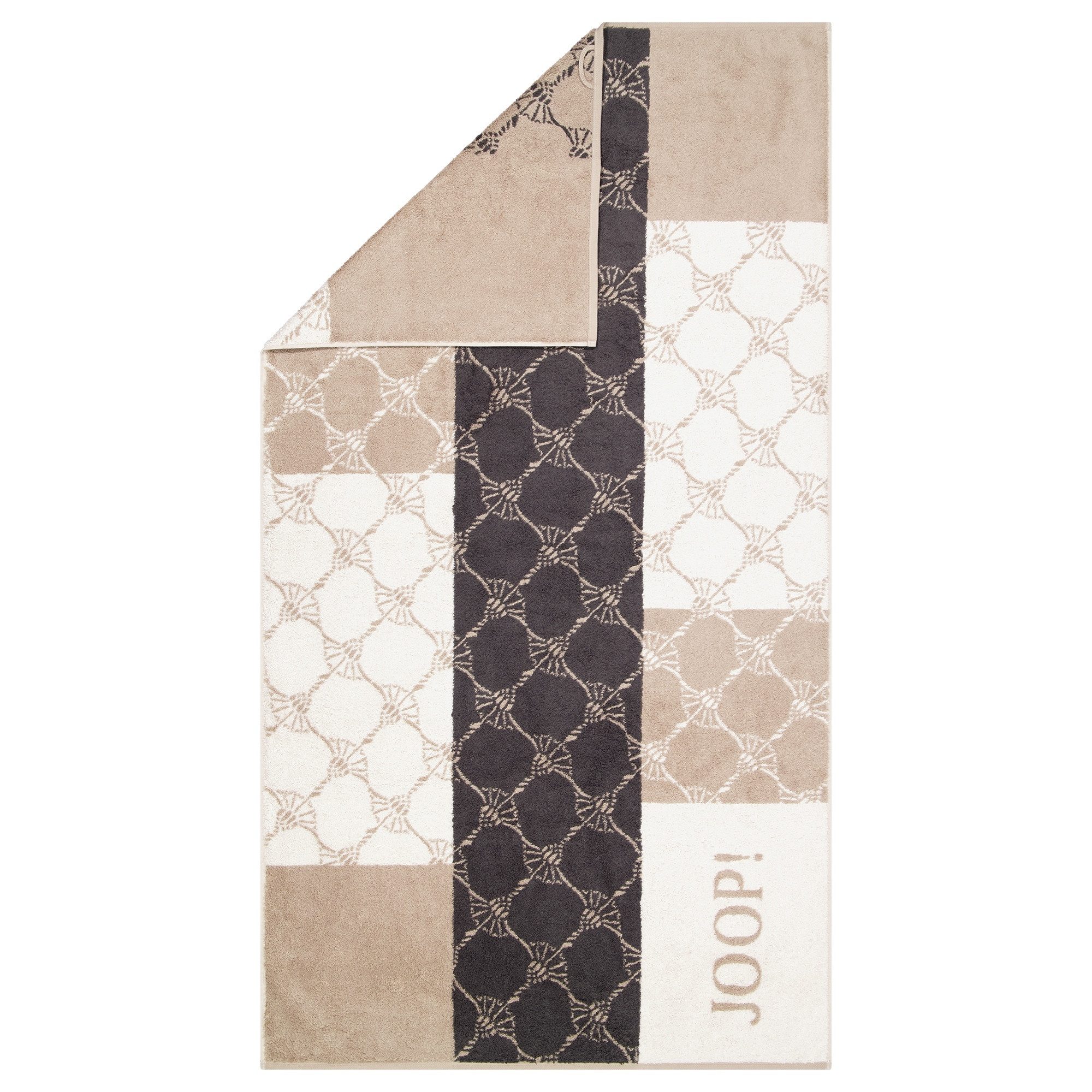JOOP! Saunatuch Sauna Squares 1719, 100% Baumwolle (1-St)