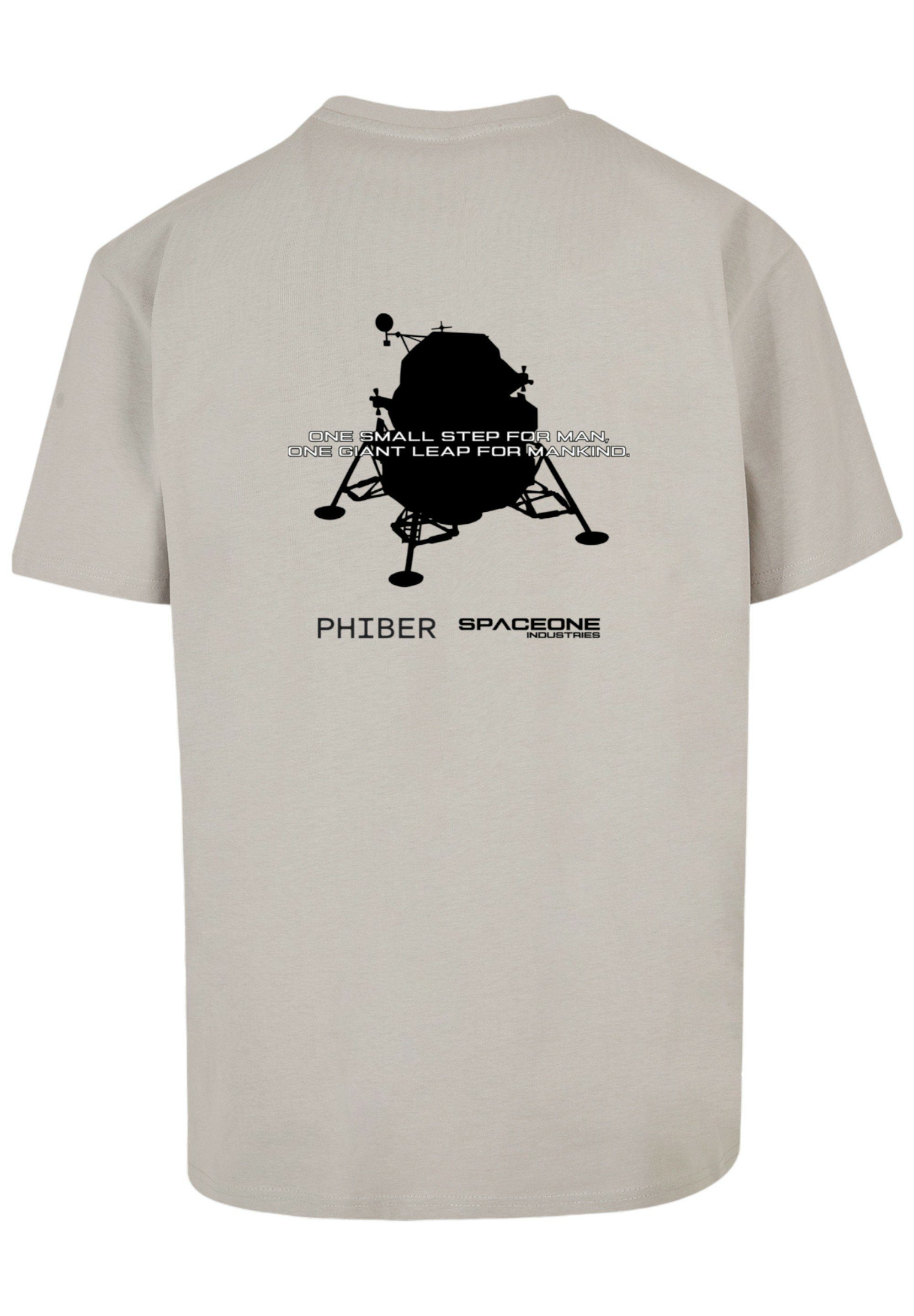 F4NT4STIC METAVERSE FASHION PHIBER T-Shirt w lightasphalt Print coordinates
