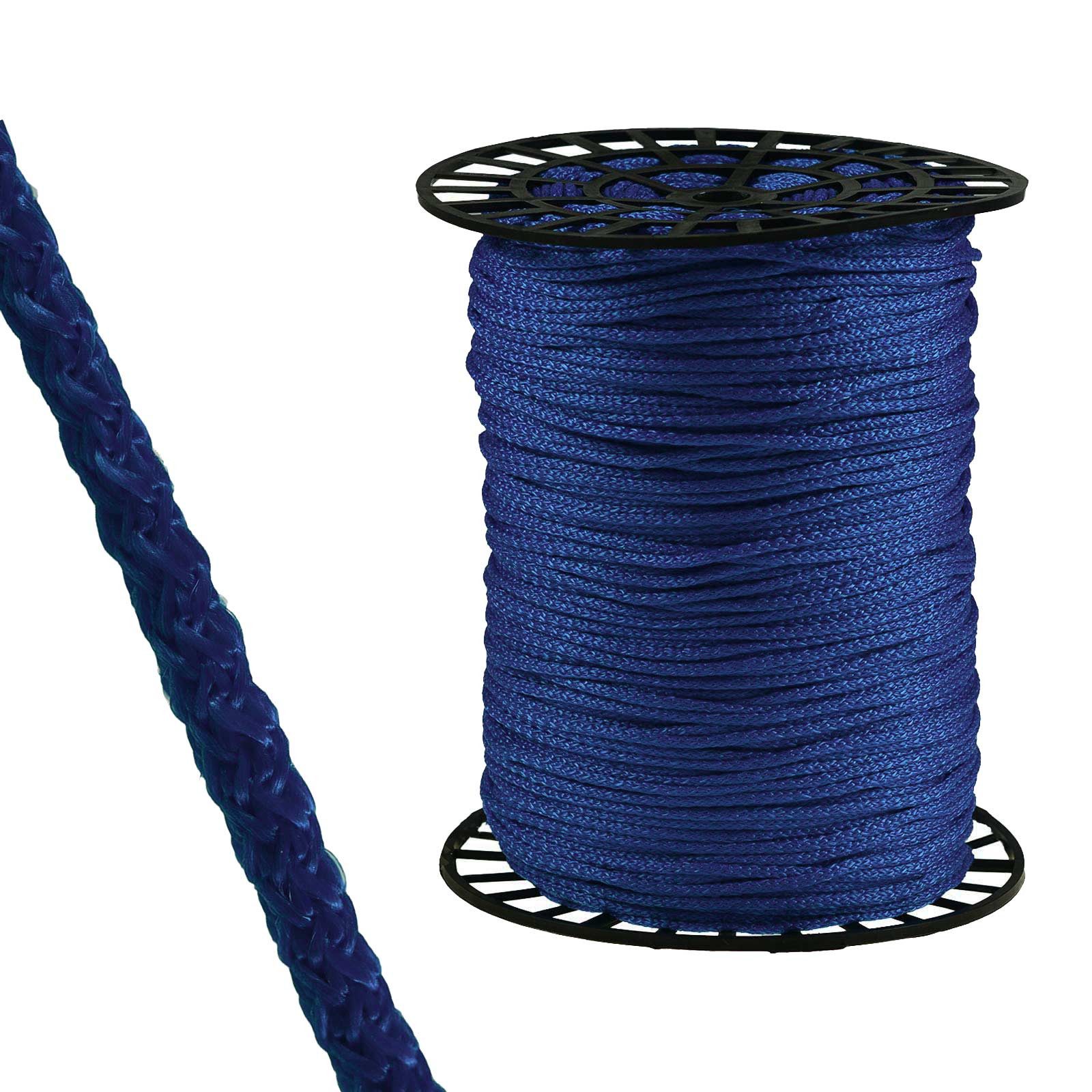 maDDma Seil 350m Polypropylenkordel Ø 4mm auf Rolle, blauviolett