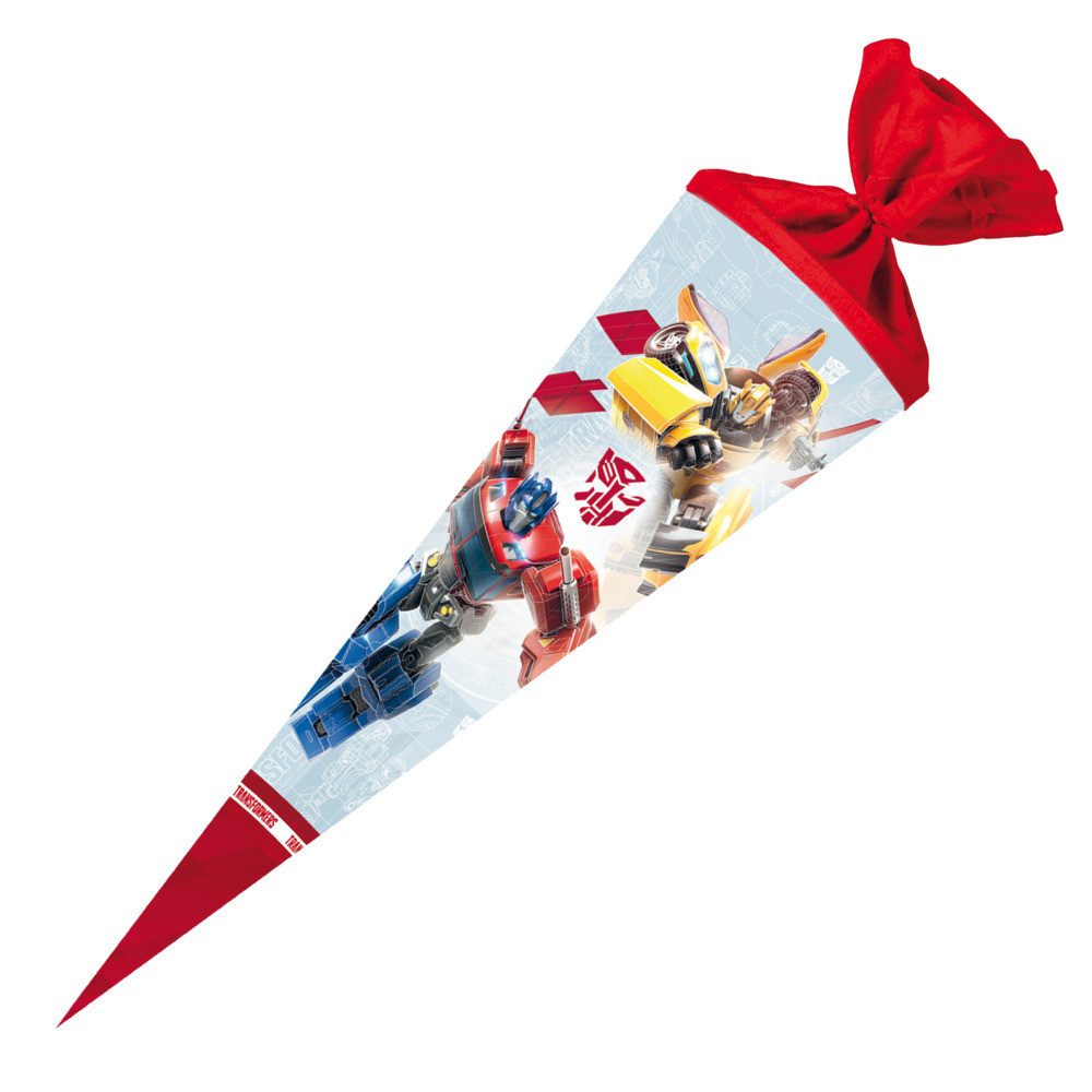 Schultüte Nestler Schultüte Transformers Roll Out rund mit Filzverschluss 70cm