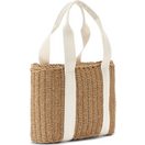 Vivance Shopper Strandtasche, Schultertasche,Korbtasche,Tragetasche,Bast-Optik VEGAN