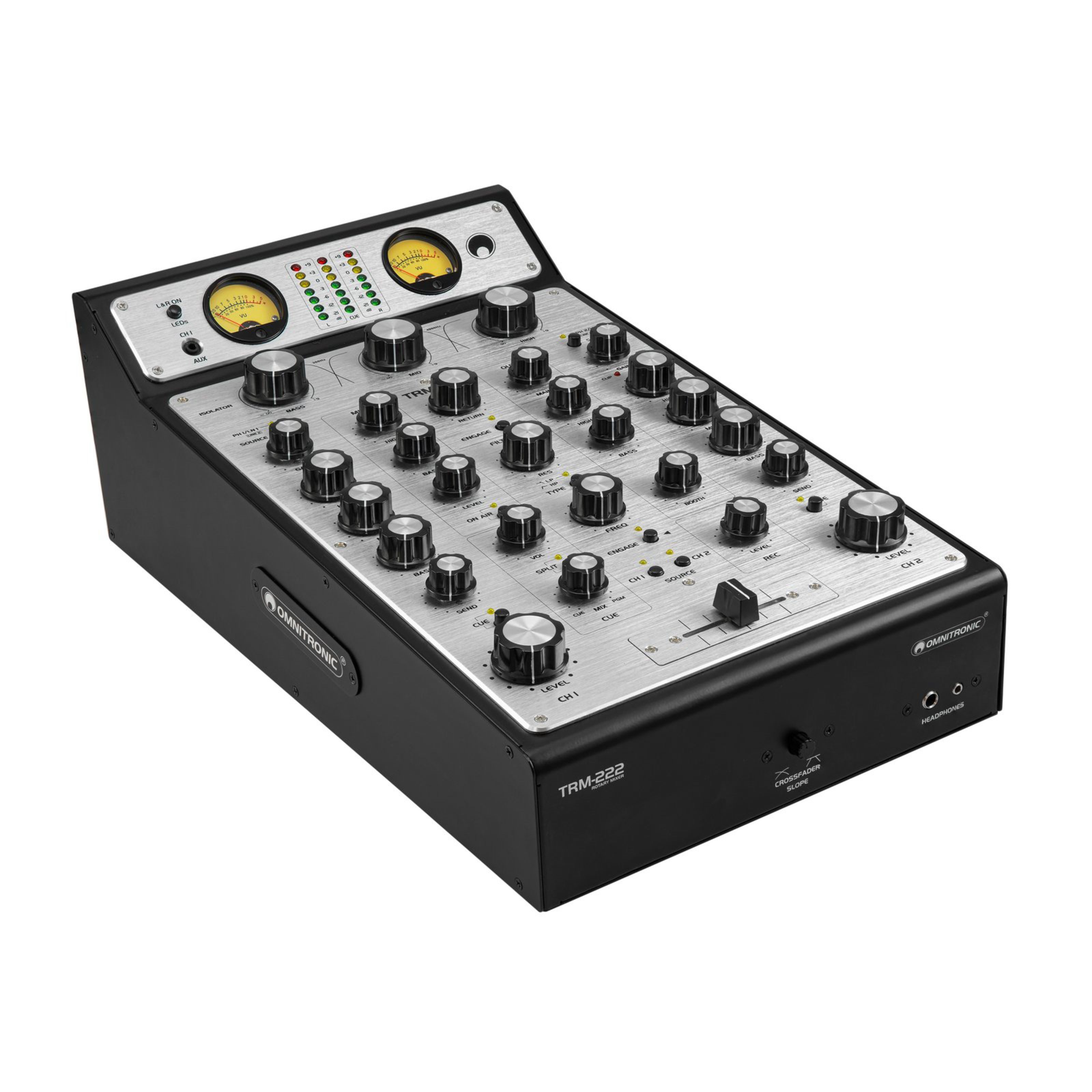 Omnitronic DJ Controller, TRM-222 2-Ch. - Rotary Mixer
