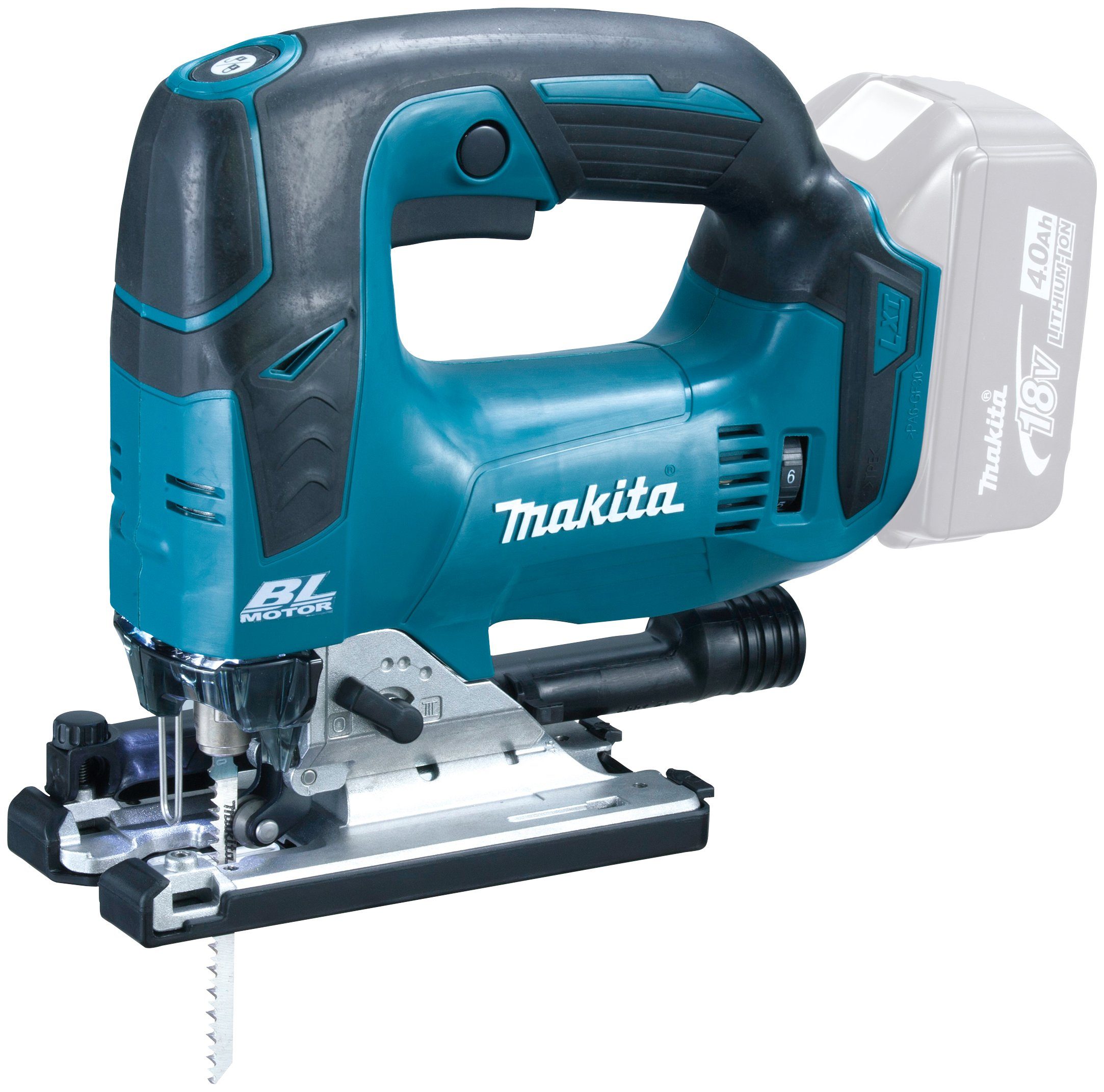Makita Akku-Pendelhubstichsäge DJV182Y1J / DJV182Z, 18 V, ohne Akku und Lad günstig online kaufen