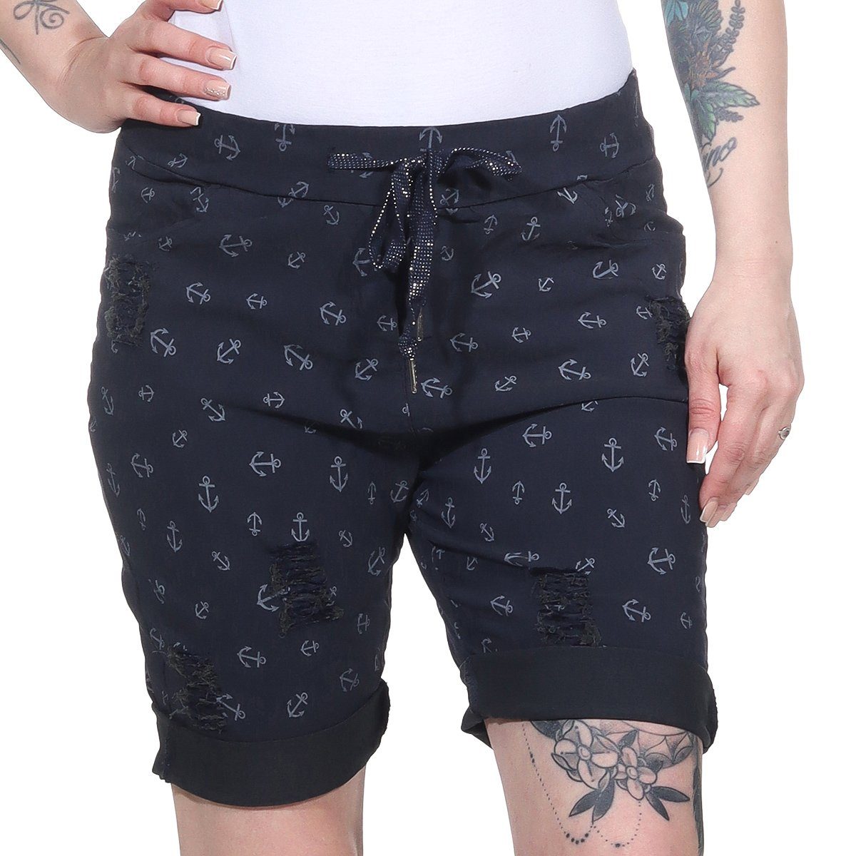 Aurela Damenmode Chinoshorts Kurze Damen Hose günstig online kaufen