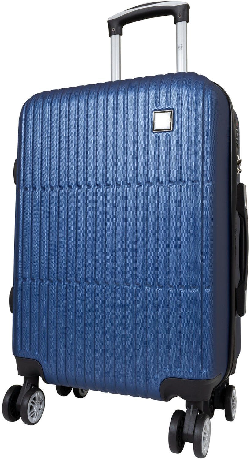 Warenhandel König Hartschalen-Trolley Mehrum, 4 Rollen, aufrecht rollbar, robuste Hartschalen, leicht, modernes Design