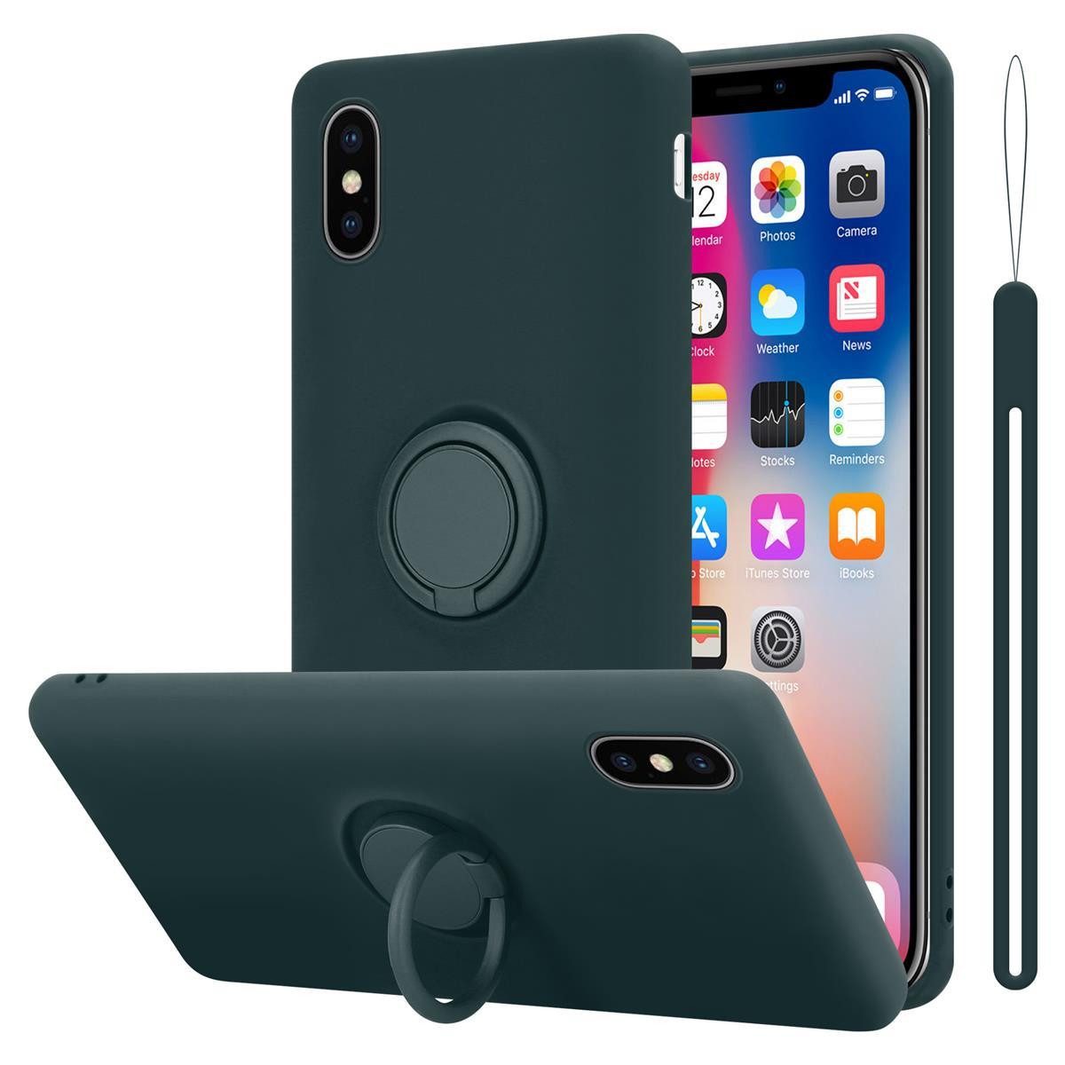Cadorabo Handyhülle für iPhone X / XS Hülle Apple iPhone X / XS, Robustes Hard Case - Handy Schutzhülle - Hülle - Back Cover Bumper