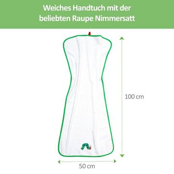 Smithy Handtuch Raupe Nimmersatt, 50x100 cm, Frottee (1-St), made in Europe