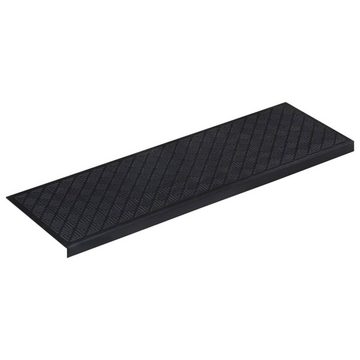 Teppich Stufenmatten 5 Stk 25x75 cm Gummi, vidaXL, Höhe: 0 mm