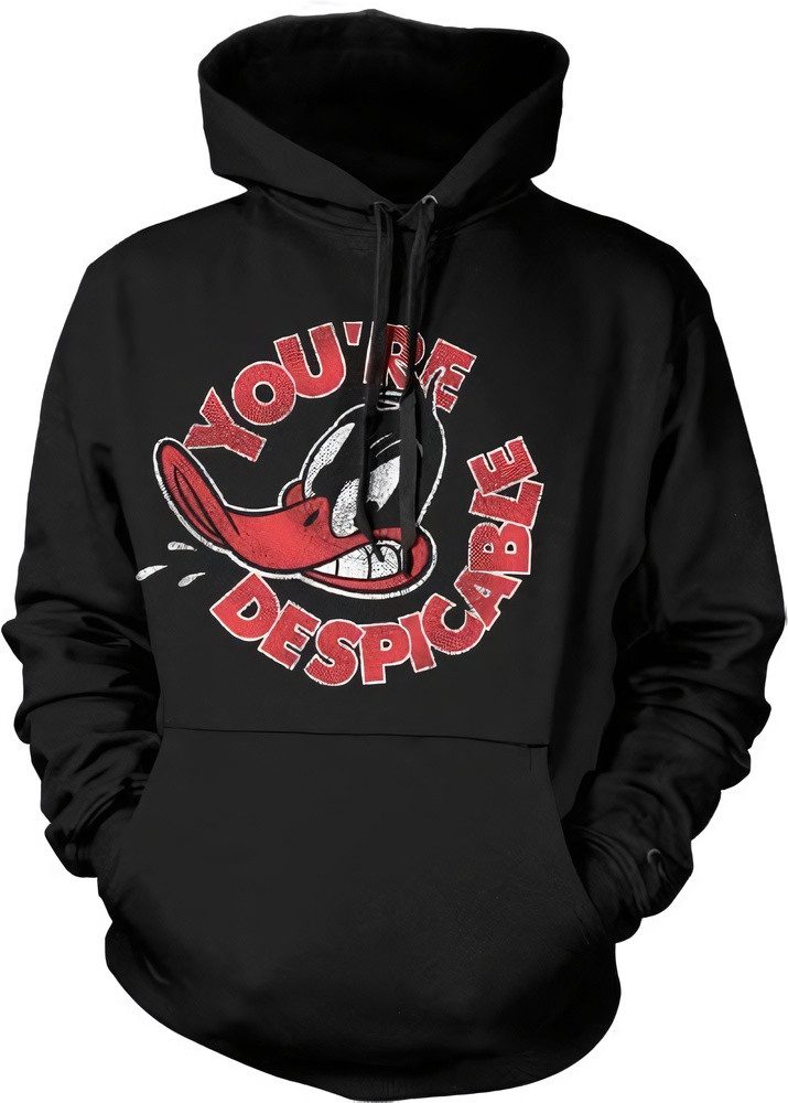 LOONEY TUNES Hoodie Daffy Duck Youre Despicable Big Tall Hoodie