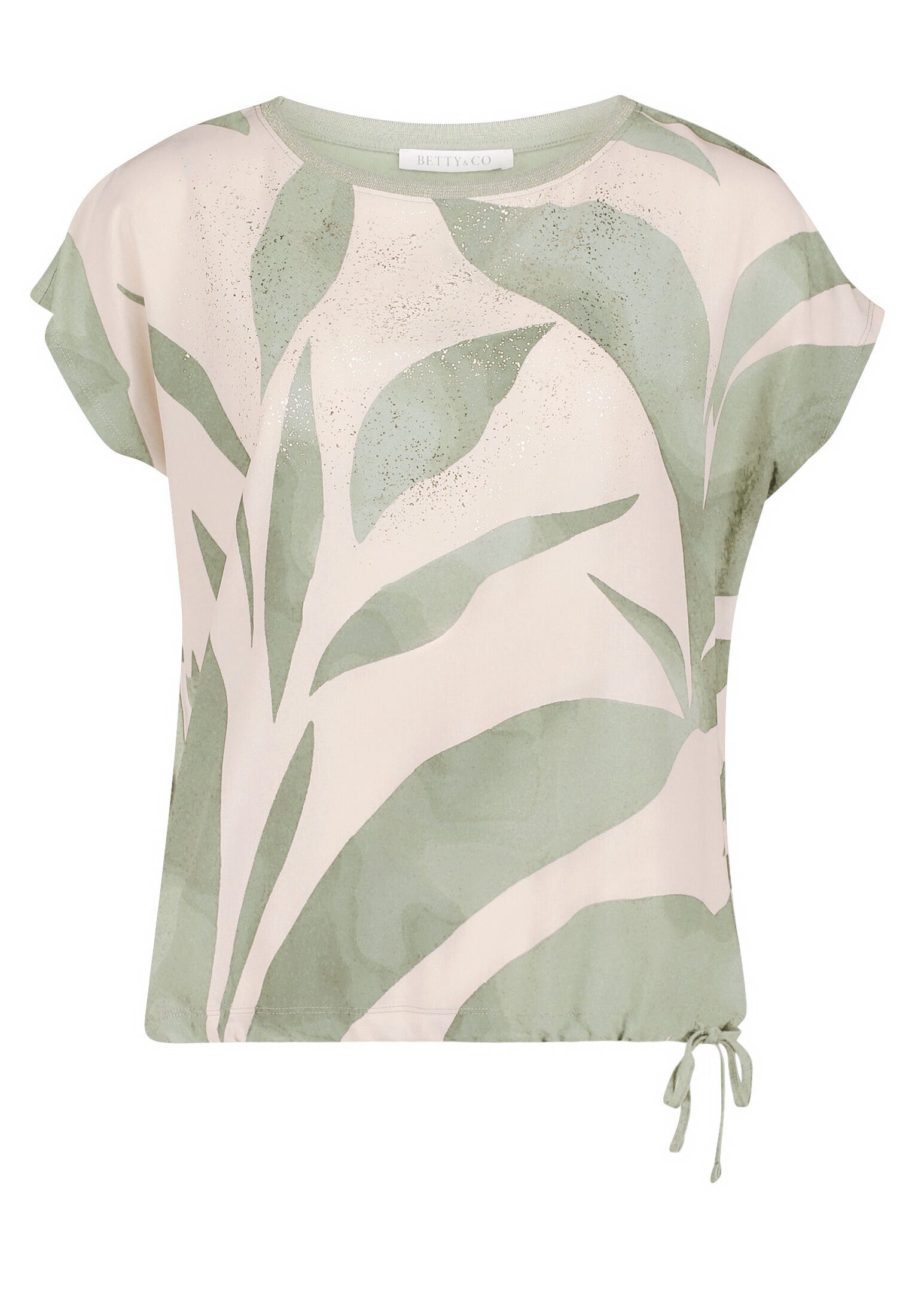 Betty&Co Kurzarmshirt Damen mit Print (1-tlg)