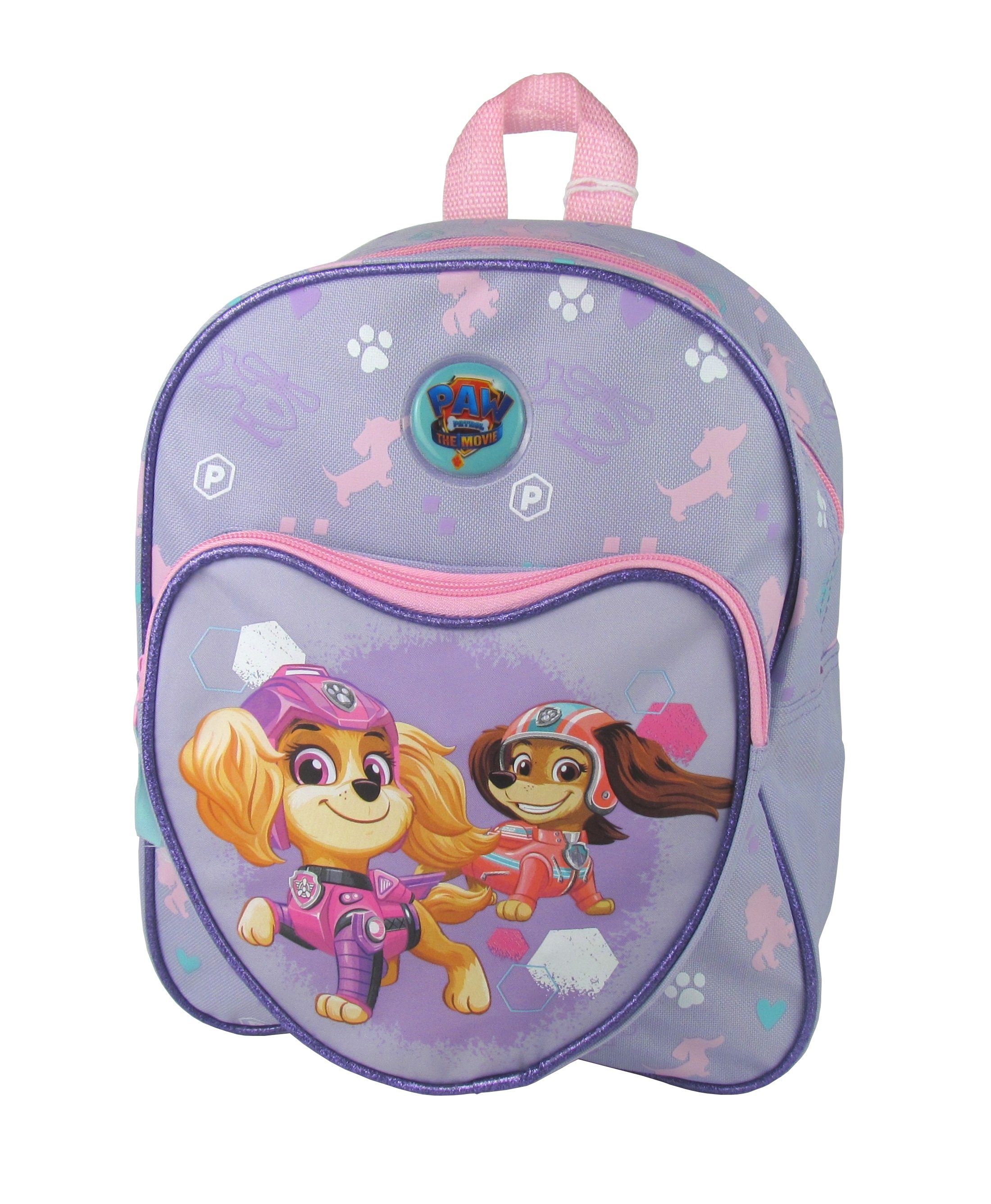 ca.26x31x13cm - Kinderrucksack Kinderrucksack Originales Paw Lila - Nickelodeon Patrol Lizenzprodukt