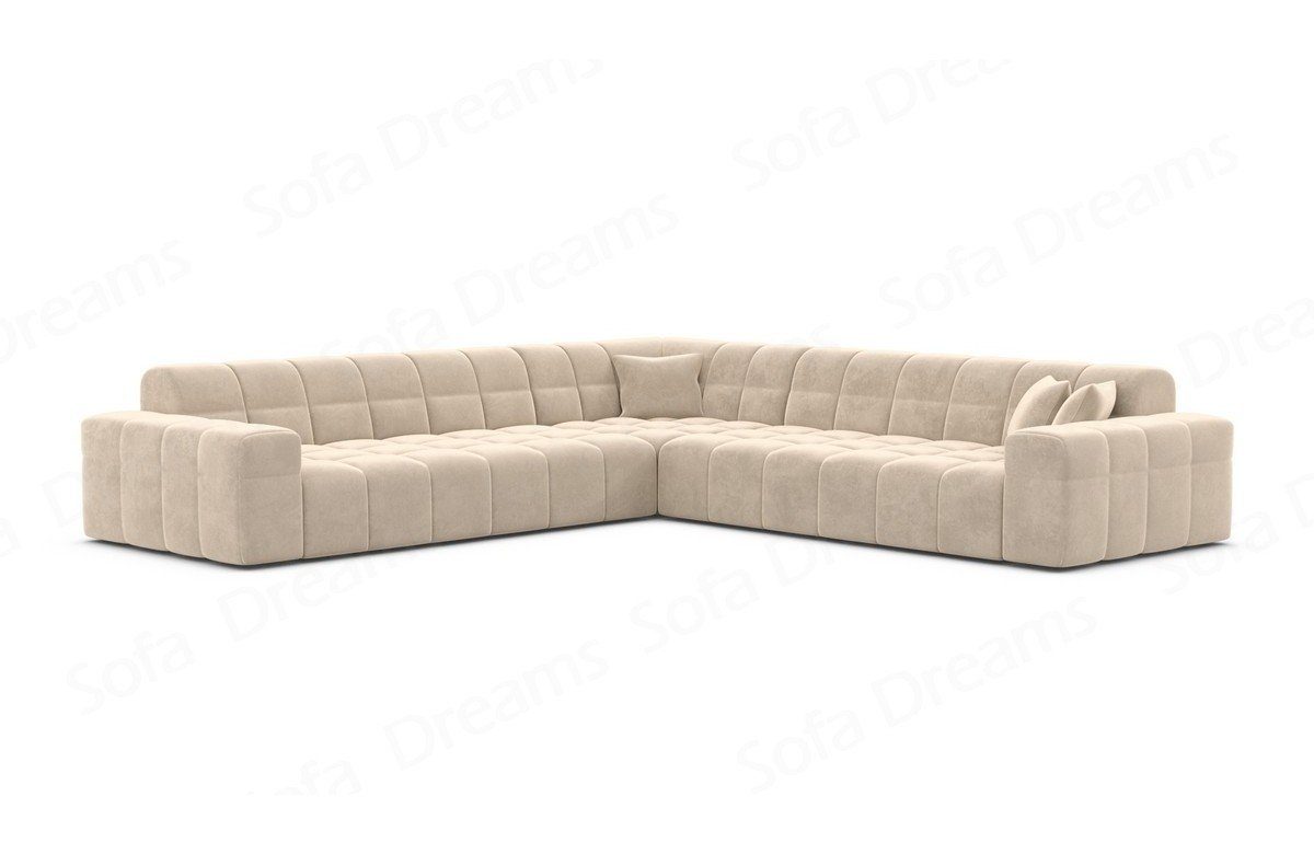 Sofa Dreams Ecksofa Polsterstoff Ecksofa Samt günstig online kaufen