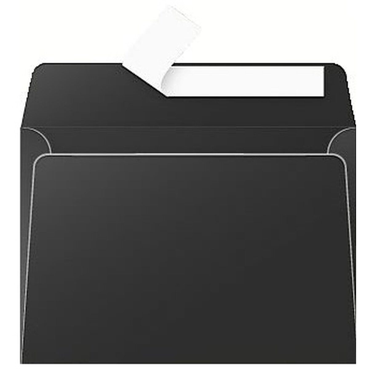 CLAIREFONTAINE Briefumschlag Briefumschlag Pollen C6 120g VE=20 Stück Haftklebung schwarz