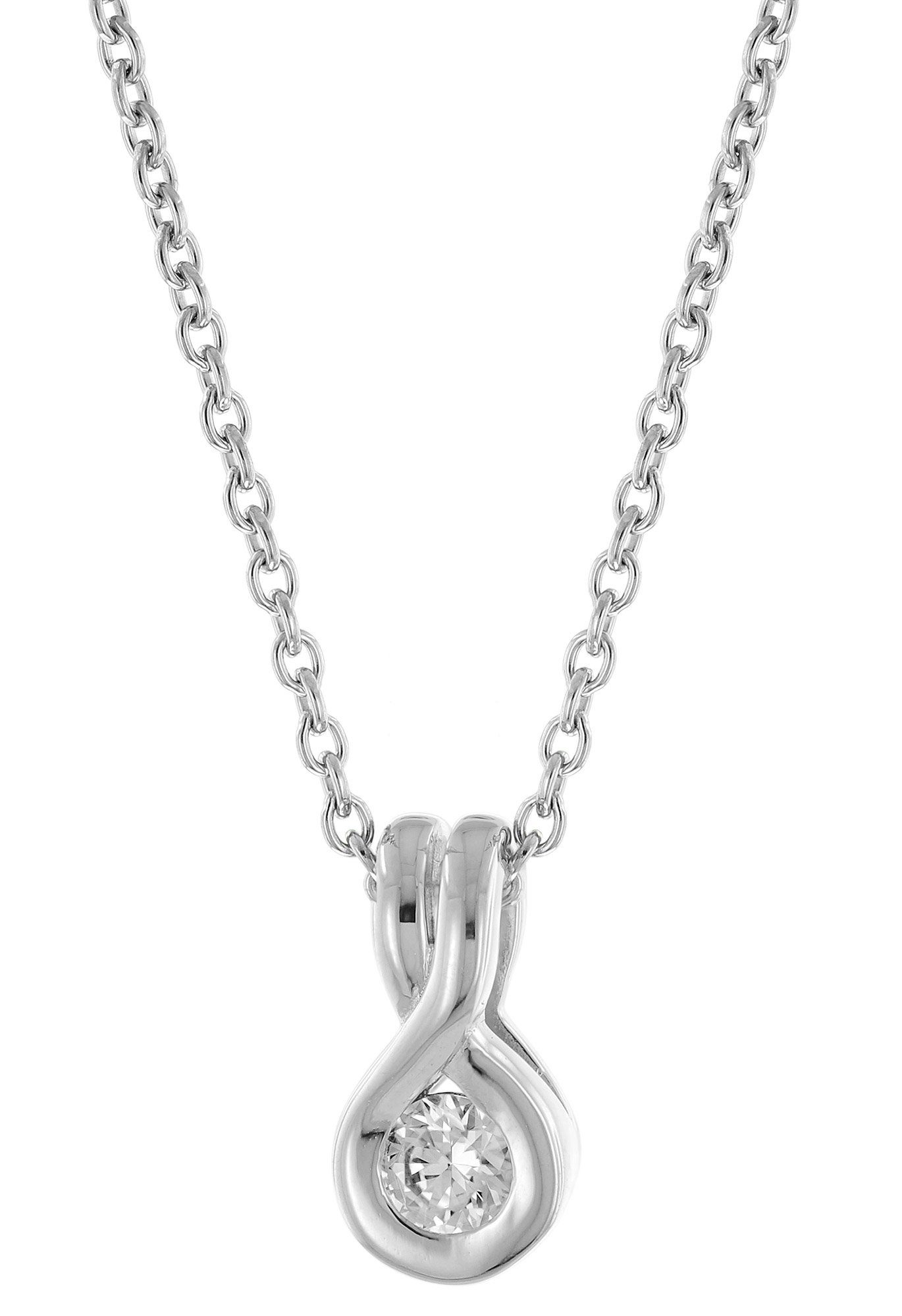 VIVENTY Kette mit Anhänger Damen-Silber 925 Zirkonia
