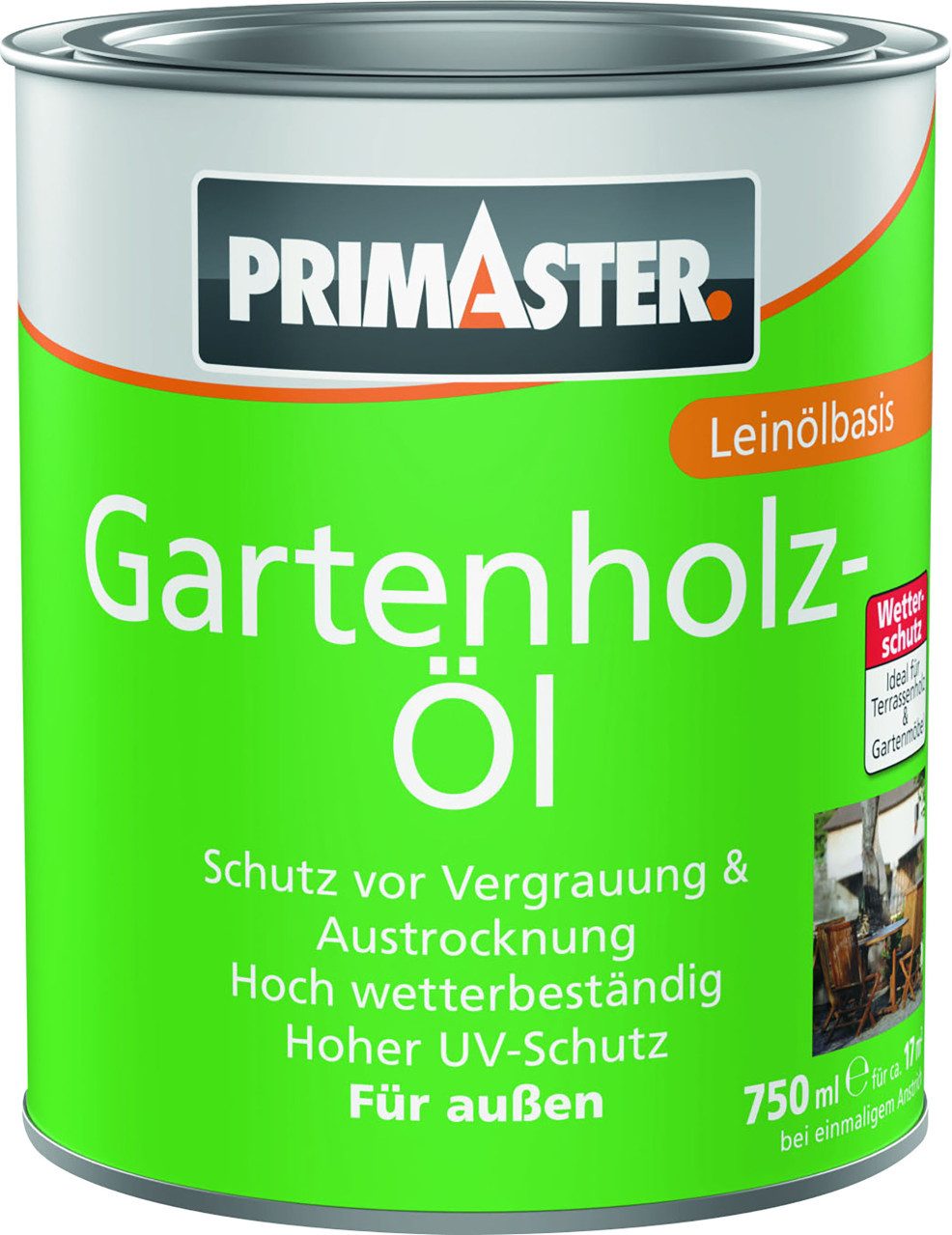 Primaster Hartholzöl Primaster Gartenholzöl 750 ml teak