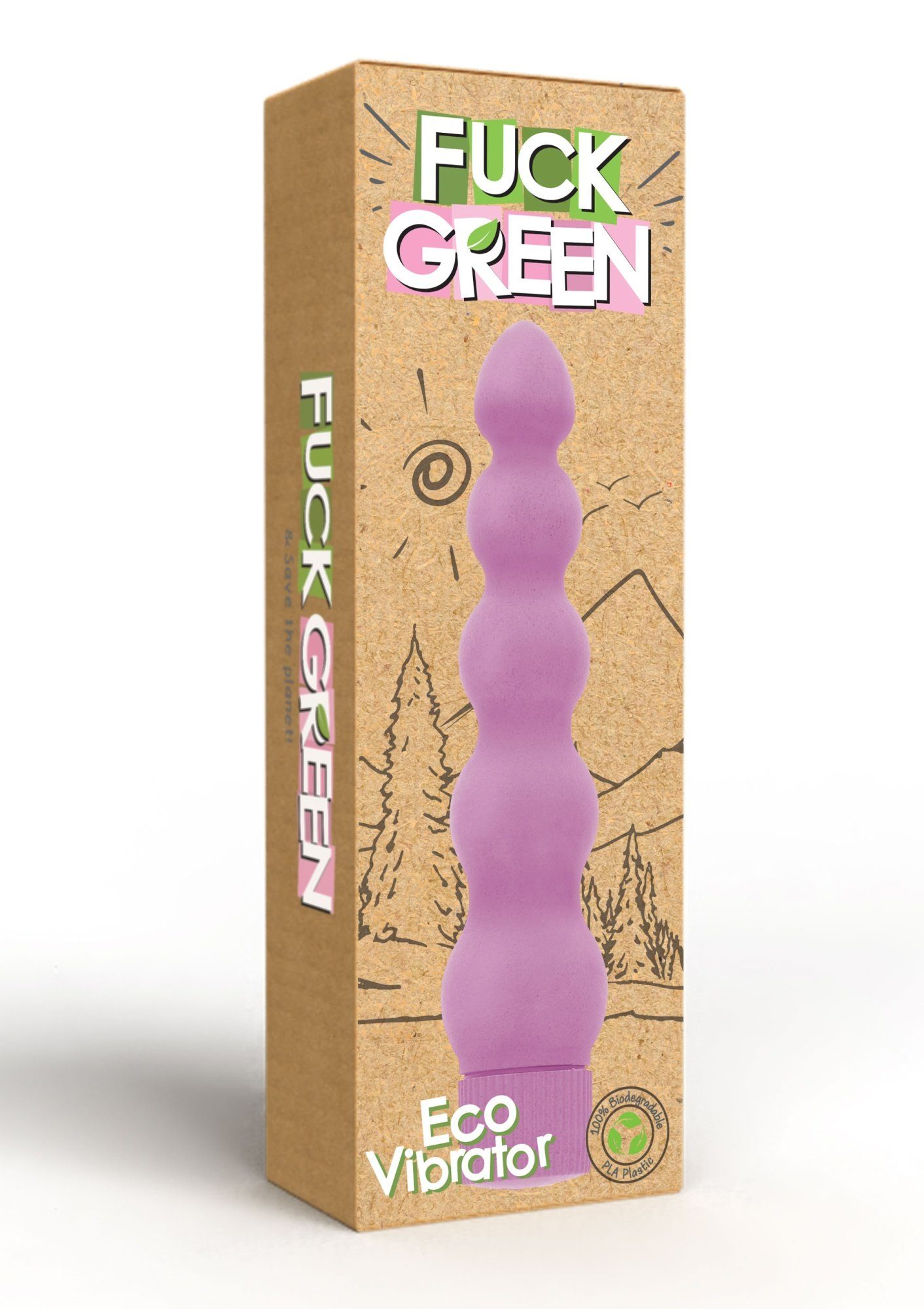 % rosa 100 vegan GREEN FUCK biologisch Vibrator abbaubar - Vibrator