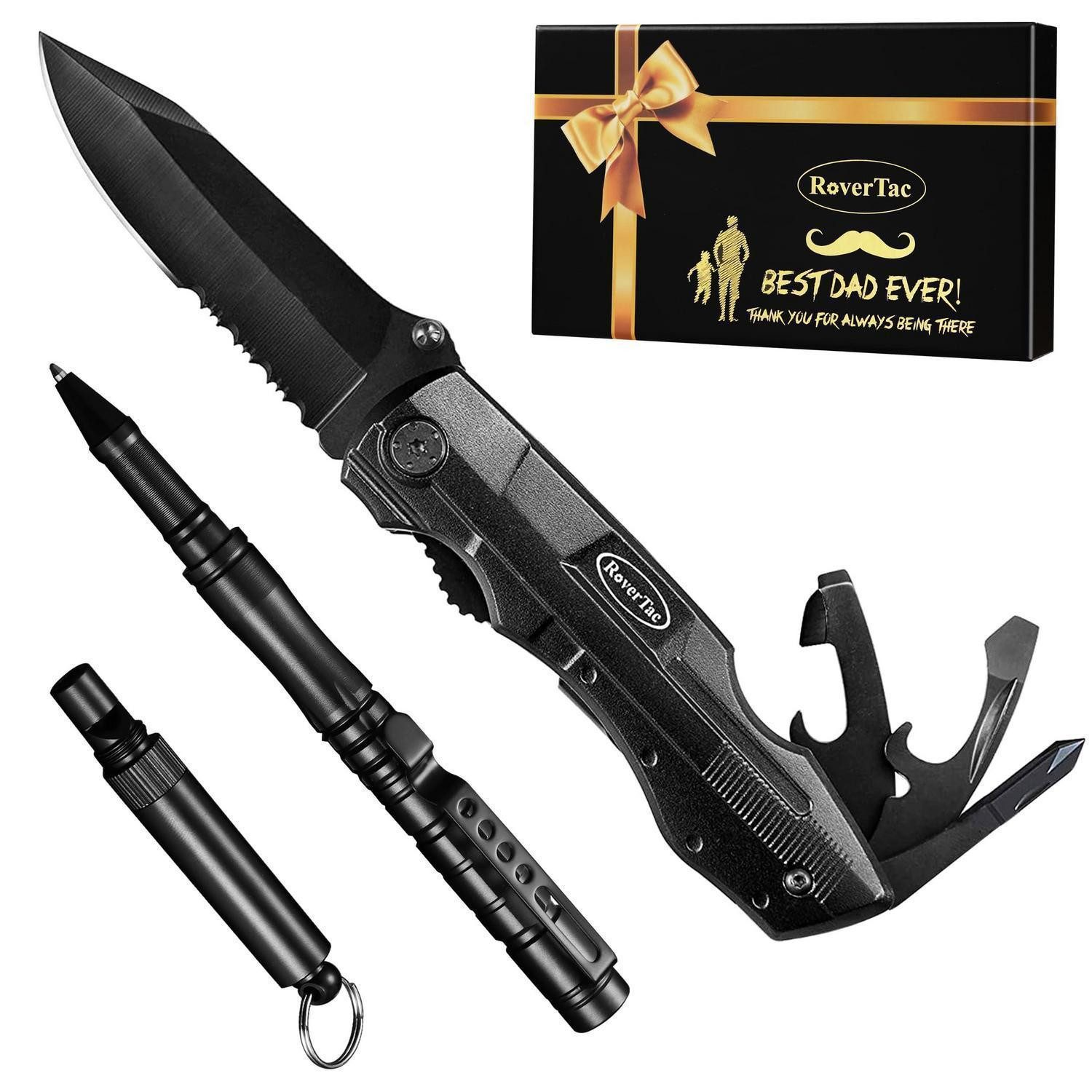 LuxusKollektion Multitool Multitool-Set 15-in-1 mit Stift und Pfeife, (1 St)