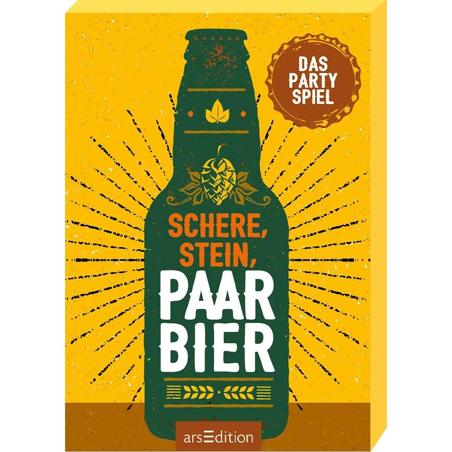 Ars Edition Spiel Schere, Stein, paar Bier
