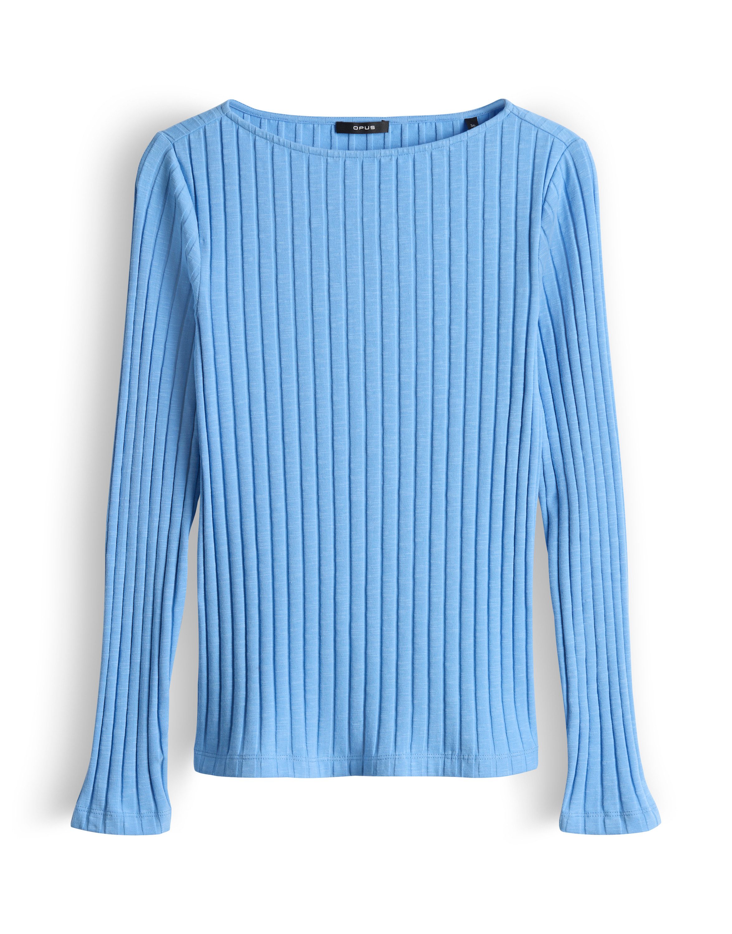 OPUS Langarmshirt SOVKE Slim aus Baumwoll Mix günstig online kaufen