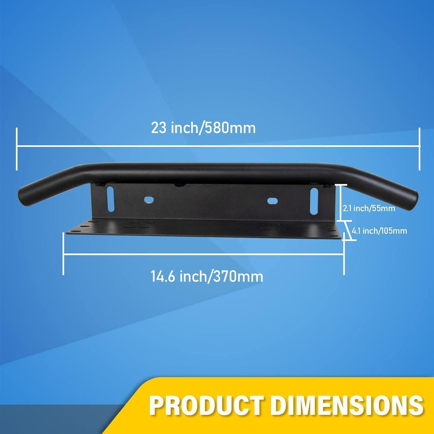 LuxusKollektion Kennzeichenhalter Kennzeichenhalter 23 Zoll Bullbar LED Offroad LKW Halterung A