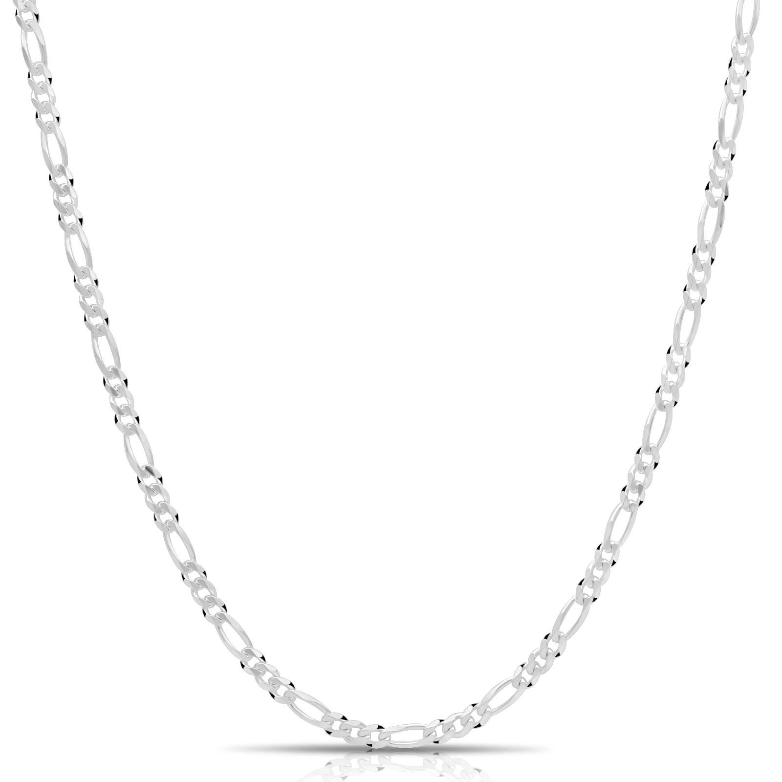 Tony Fein Silberkette Figarokette 4mm 925er Silber Hochglanzpoliert, Made i günstig online kaufen