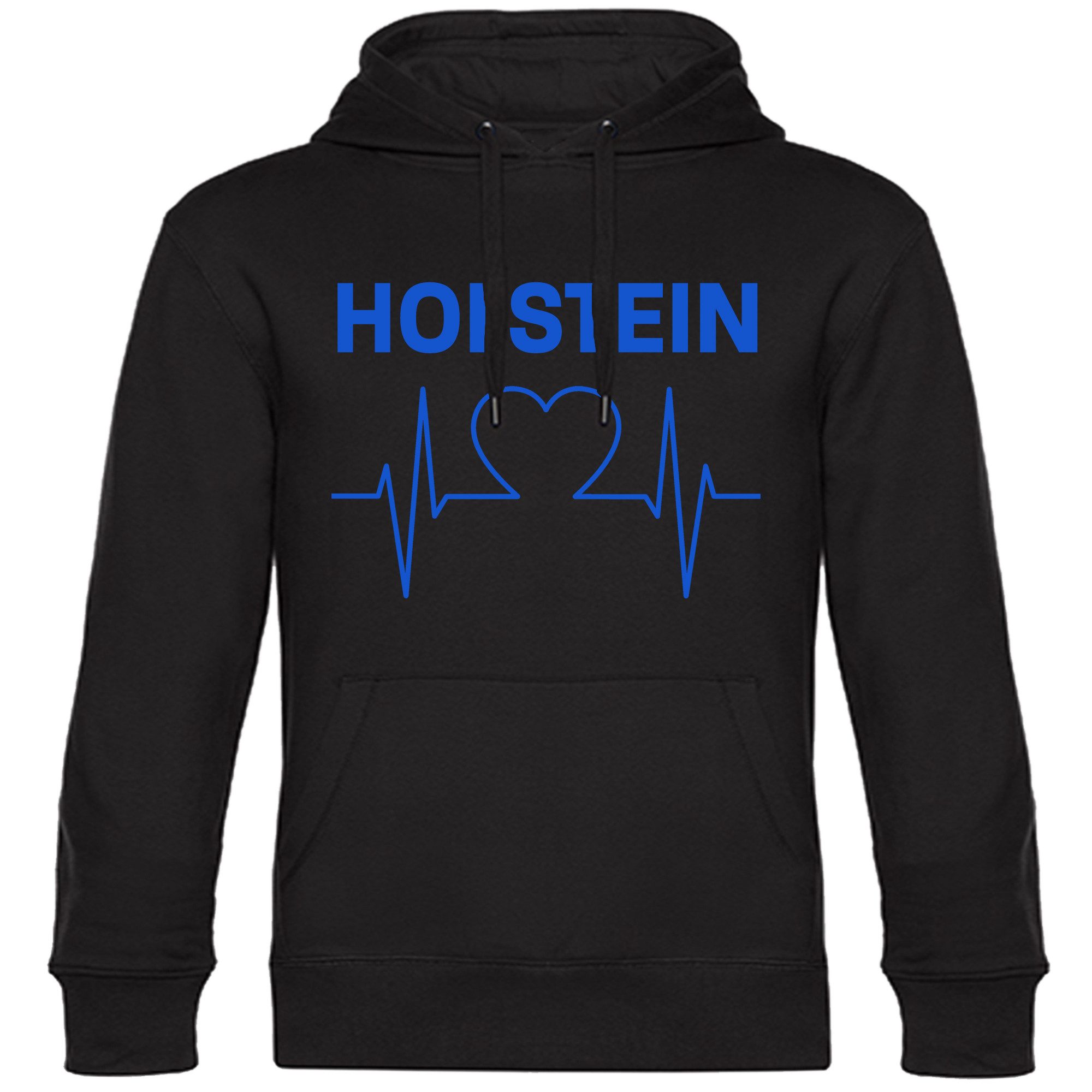 multifanshop Kapuzensweatshirt Holstein - Herzschlag - Hoodie günstig online kaufen