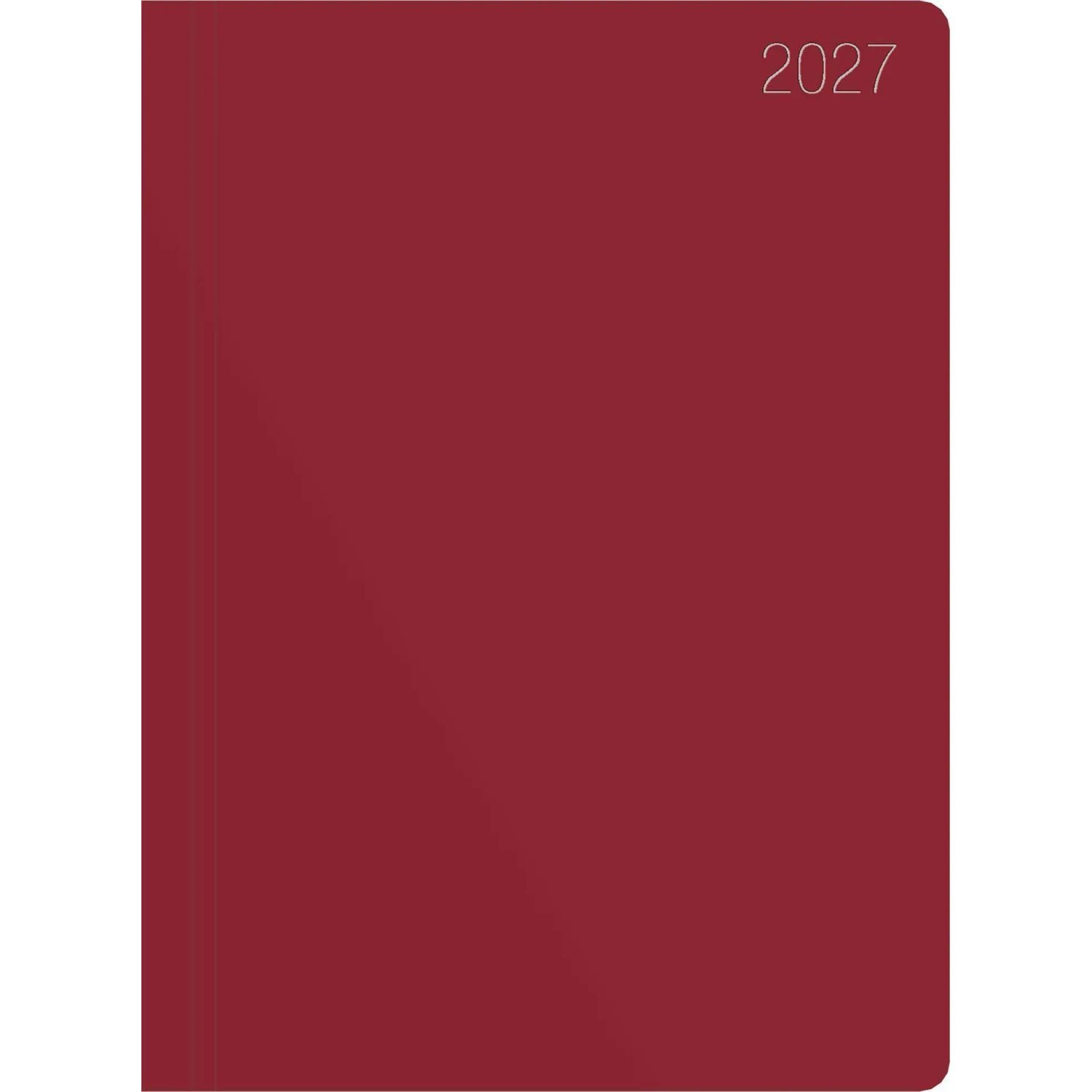 Taschenkalender Taschenkalender bordeaux 1W/2S 2027