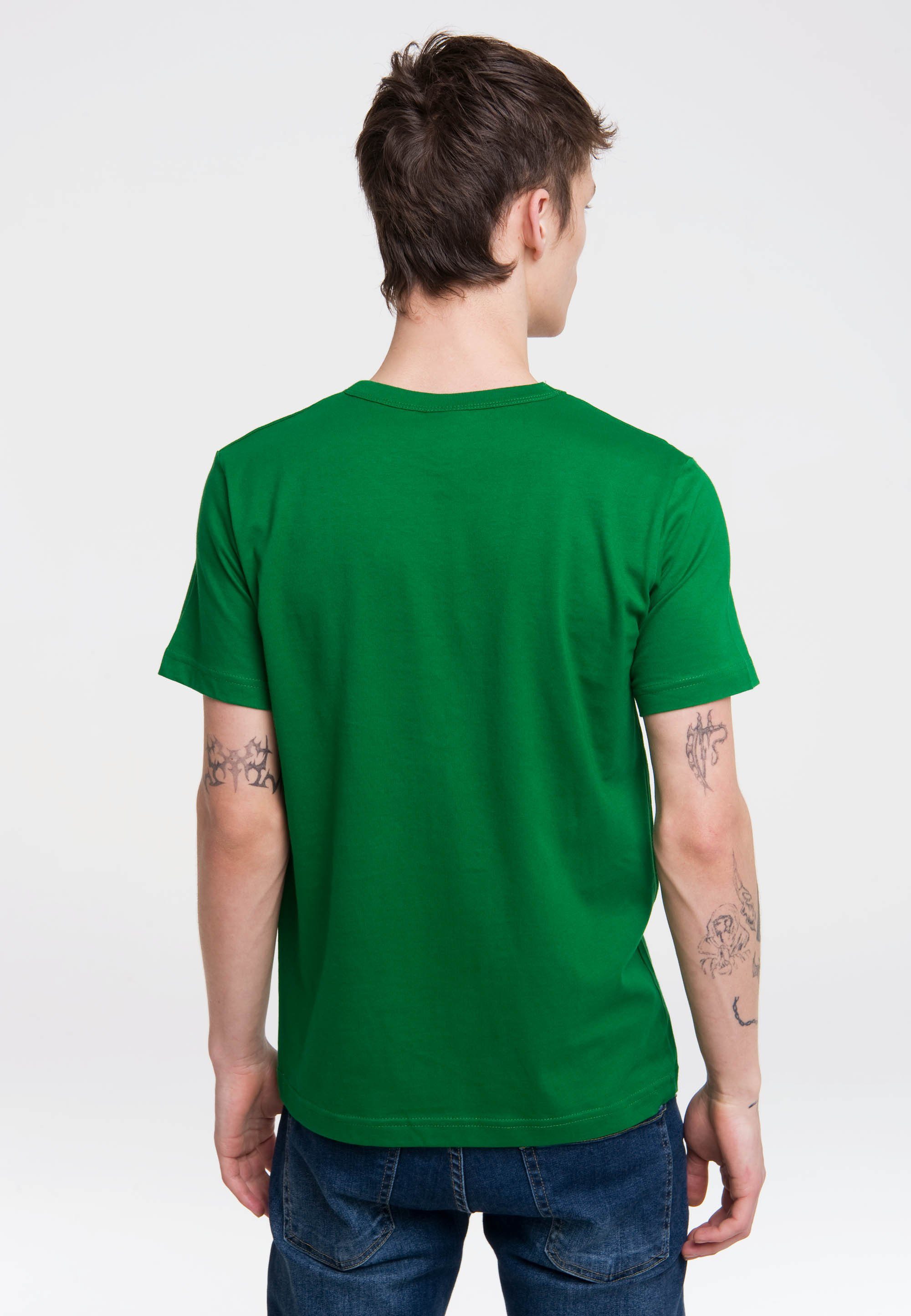 T-Shirt Green coolem Print LOGOSHIRT mit Arrow