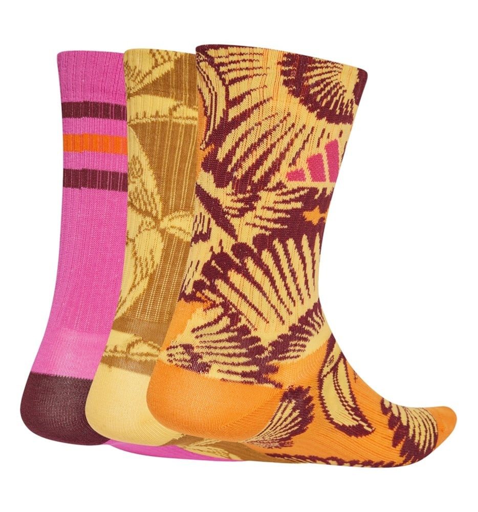 adidas Performance Sportsocken Crew Farm fuchsia/braun/orange - 3 Paar günstig online kaufen