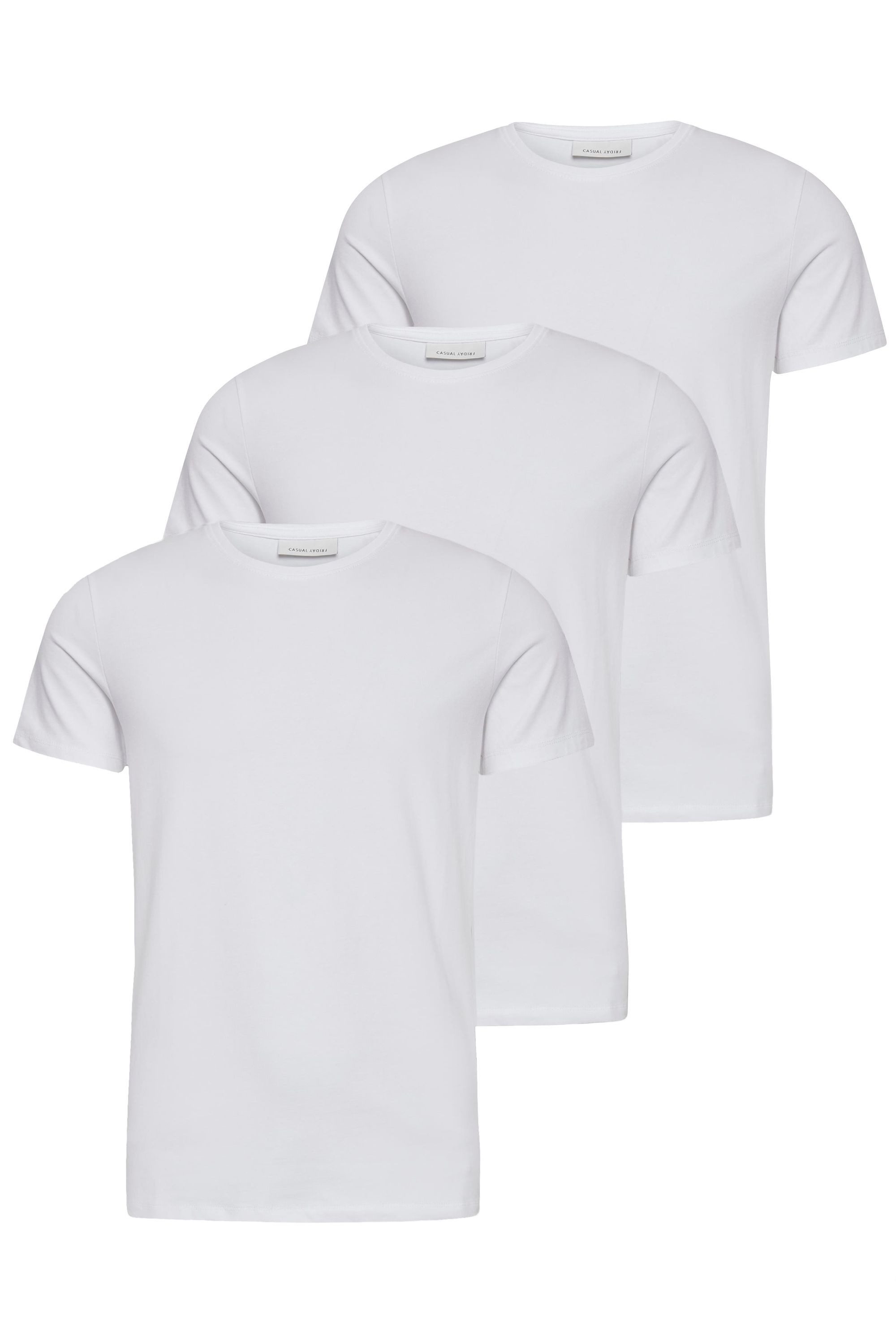Casual Friday T-Shirt CFDavide Basic T-Shirt 3 Pack - Slim Fit