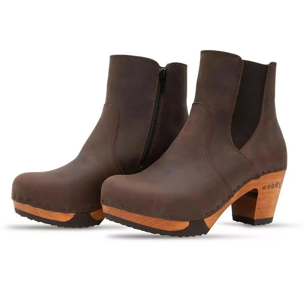Woody Lara Damen Clog Stiefelette woody® Stiefelette