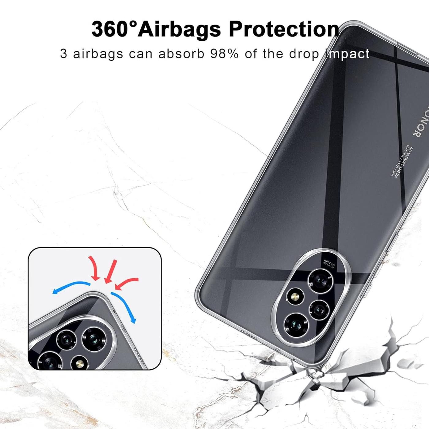 CoolGadget Handyhülle Transparent Ultra Slim Case für Honor 200 6,7 Zoll, Silikon Hülle Dünne Schutzhülle für Honor 200 Hülle – Bild 5 von 5