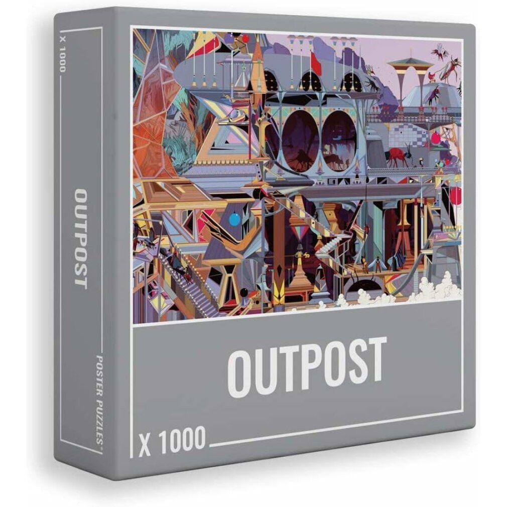 CLOUDBERRIES Puzzle Puzzle Außenposten 1000 Teile, Puzzleteile