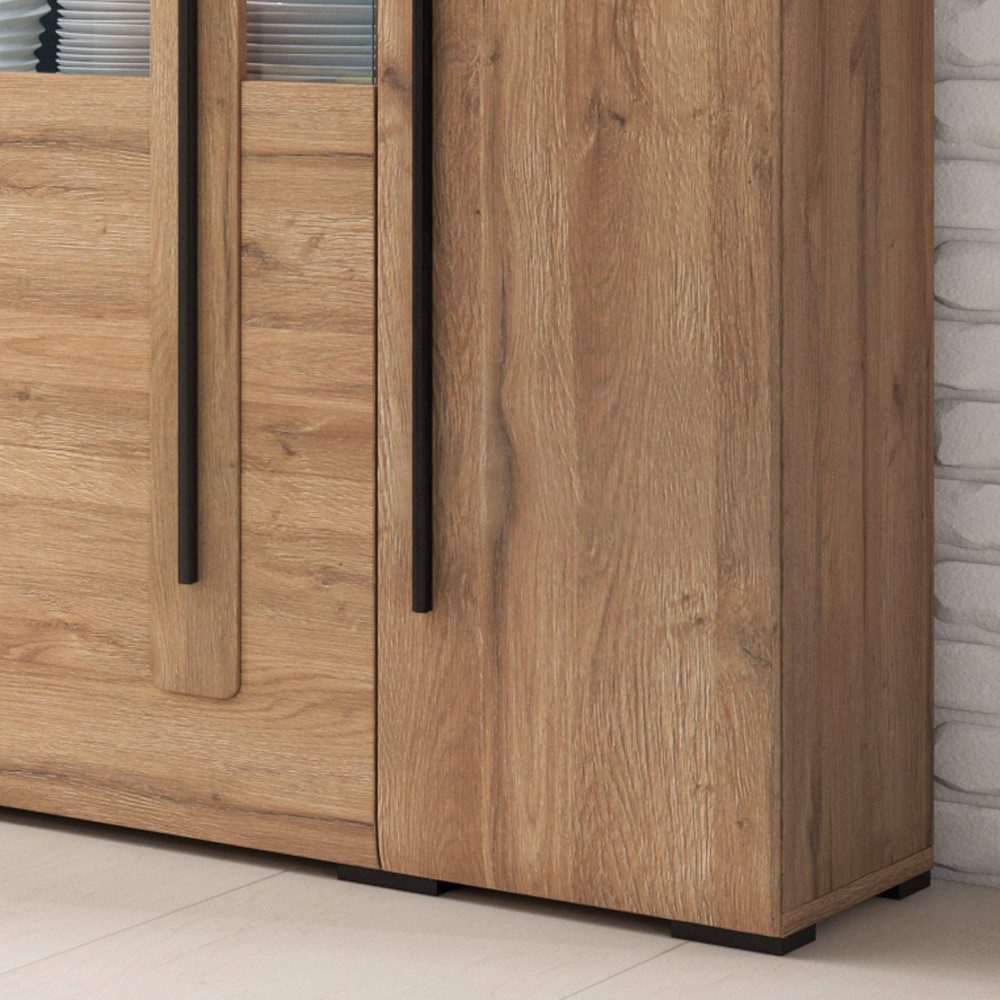 Lomadox Highboard TURDA-83, Grandson Nb. moderner Stil mit Absetzungen in s günstig online kaufen