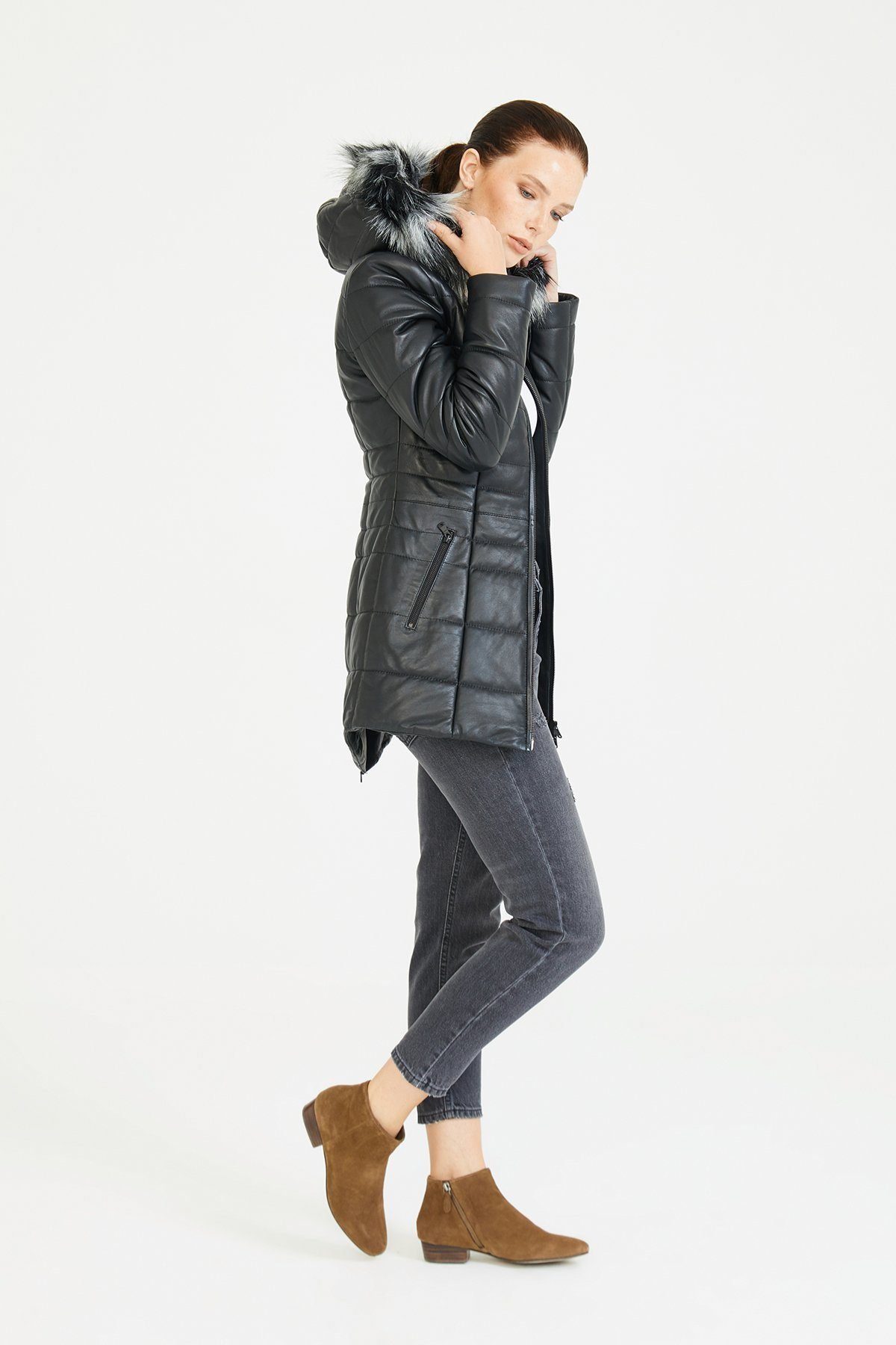 dc Dericompany Lederjacke BD00010 Damen Lammlederjacke günstig online kaufen