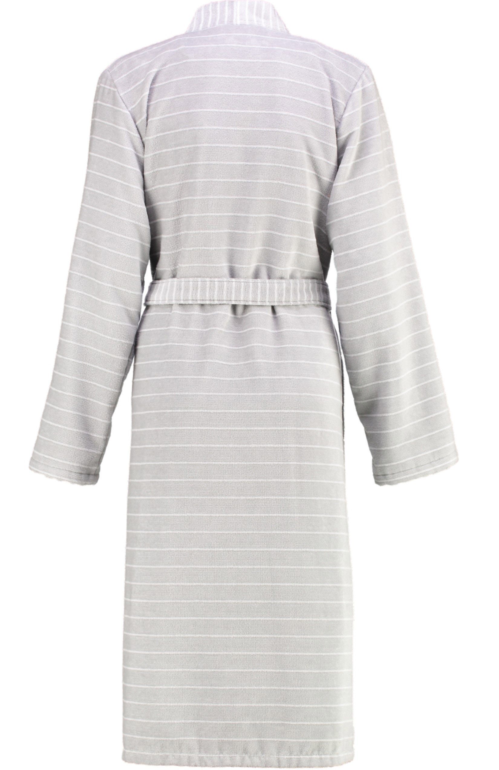 Cawö Damenbademantel, Langform, Baumwolle, Kimono-Kragen, Gürtel, Velours Q günstig online kaufen