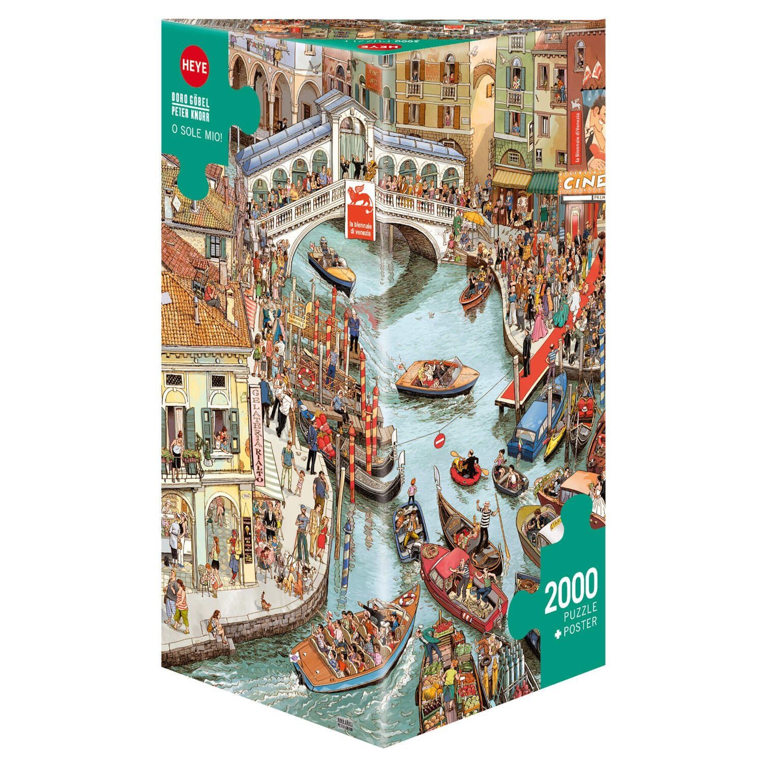 HEYE Puzzle O Sole Mio!, 2000 Puzzleteile